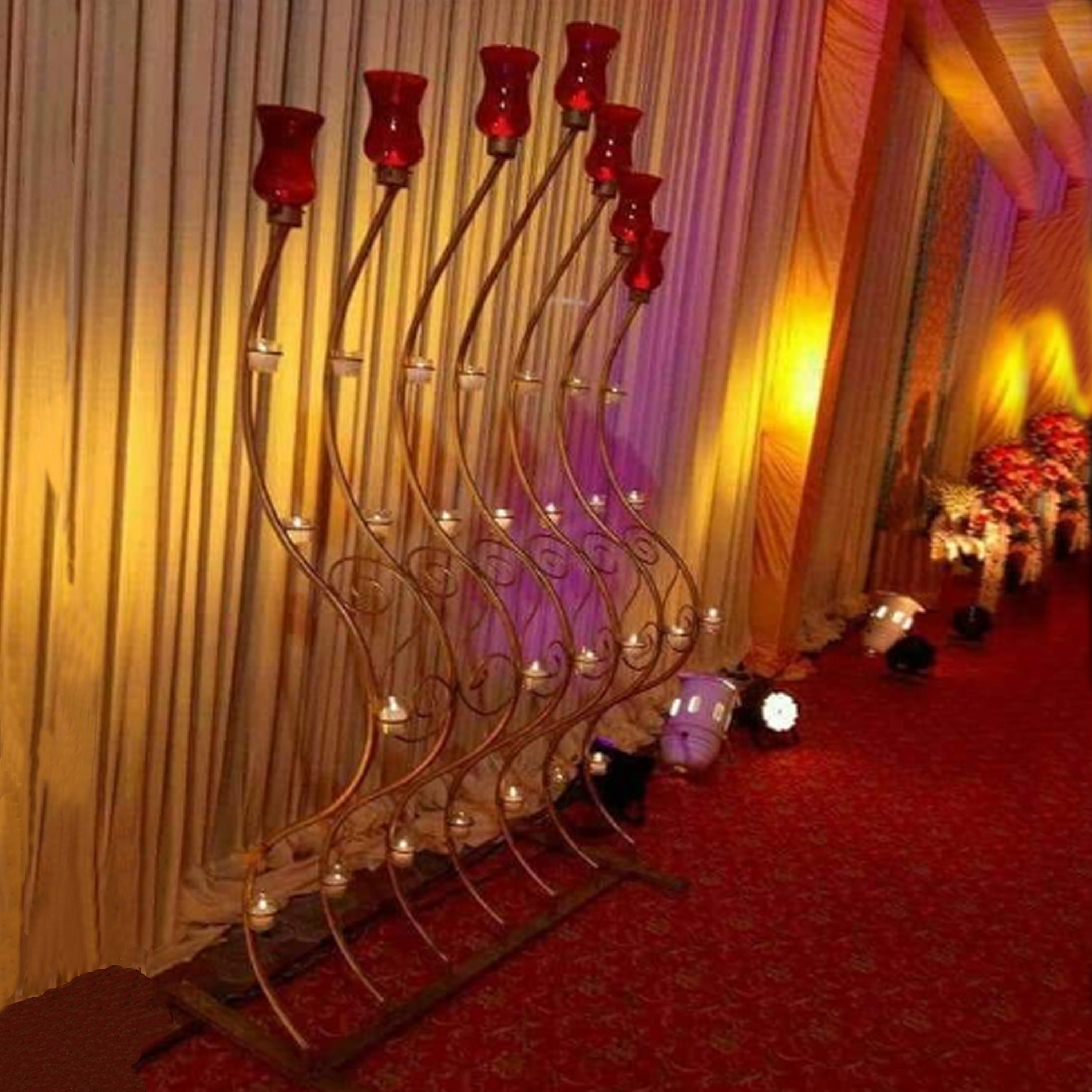 SEVEN STICK 28 CANDEL  LIGHT STAND