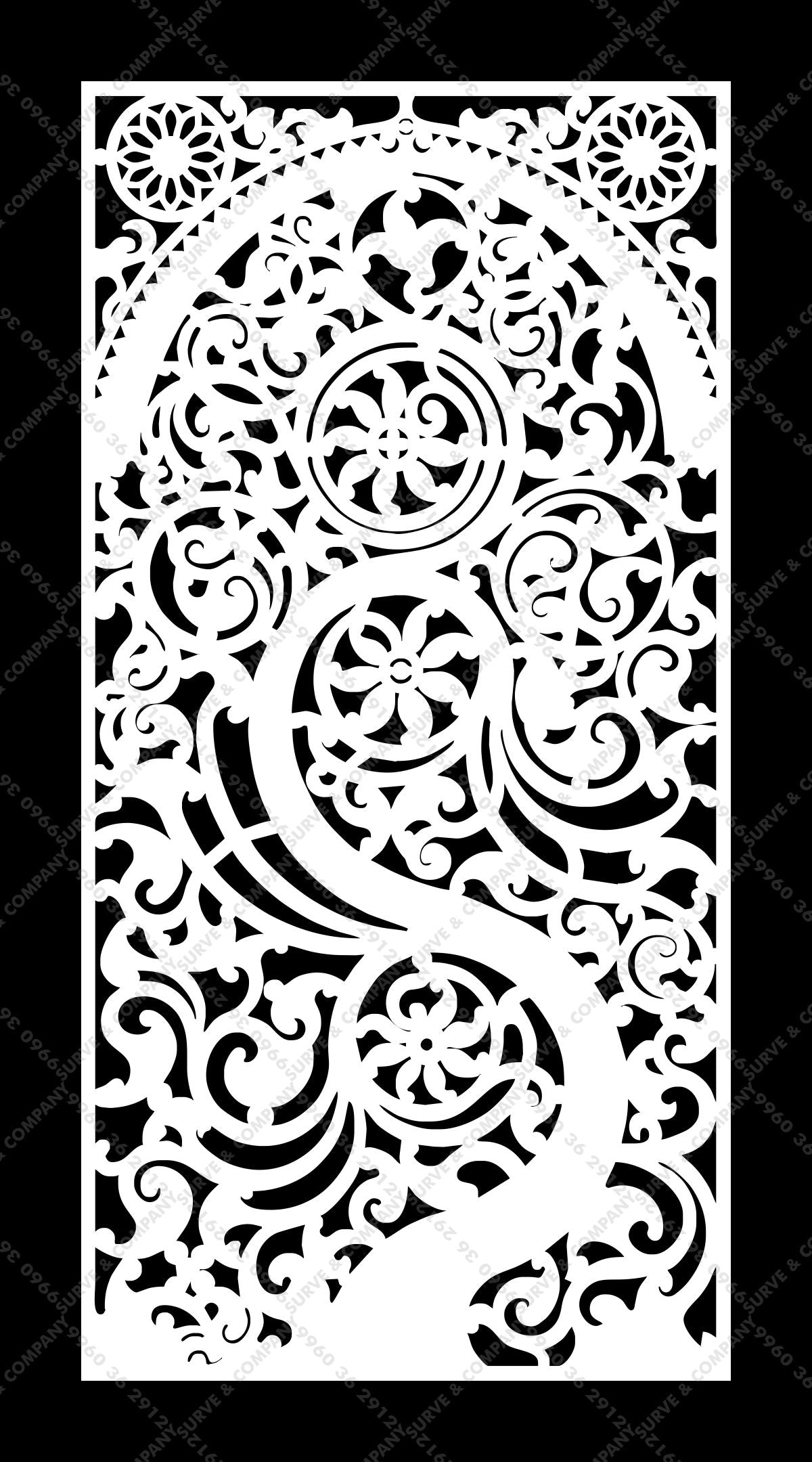 CNC CUTTING DESIGN 4' x 8' SHEET - MTS1001