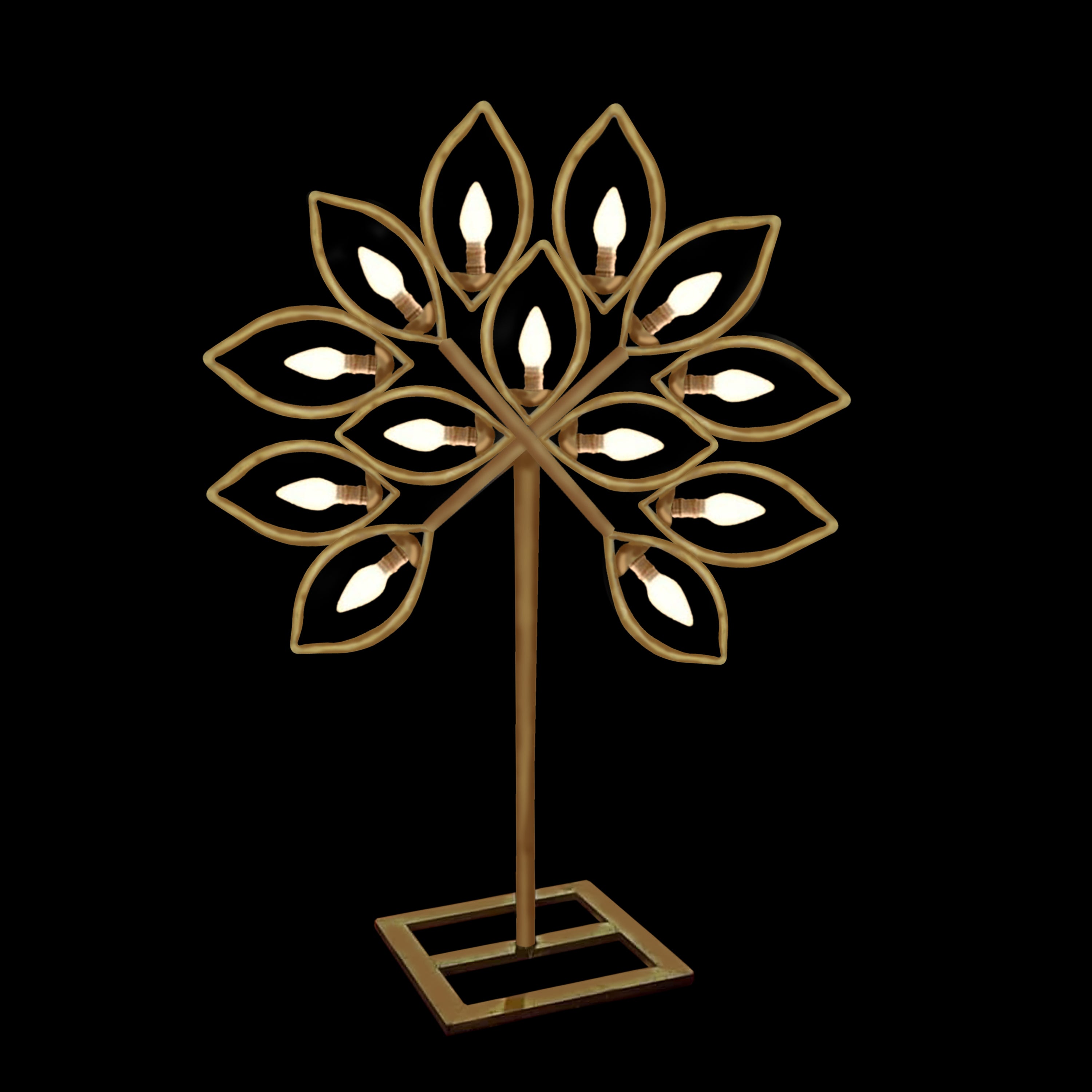 13 light Leaf Stand