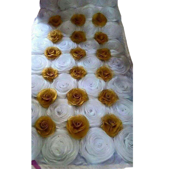 NET CLOTH FLOWERS PANEL