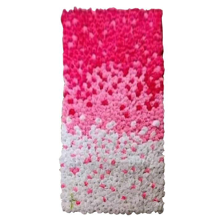 CARNITION  FLOWERS GRADESHTION WALL- RANI,PINK AND WHITE