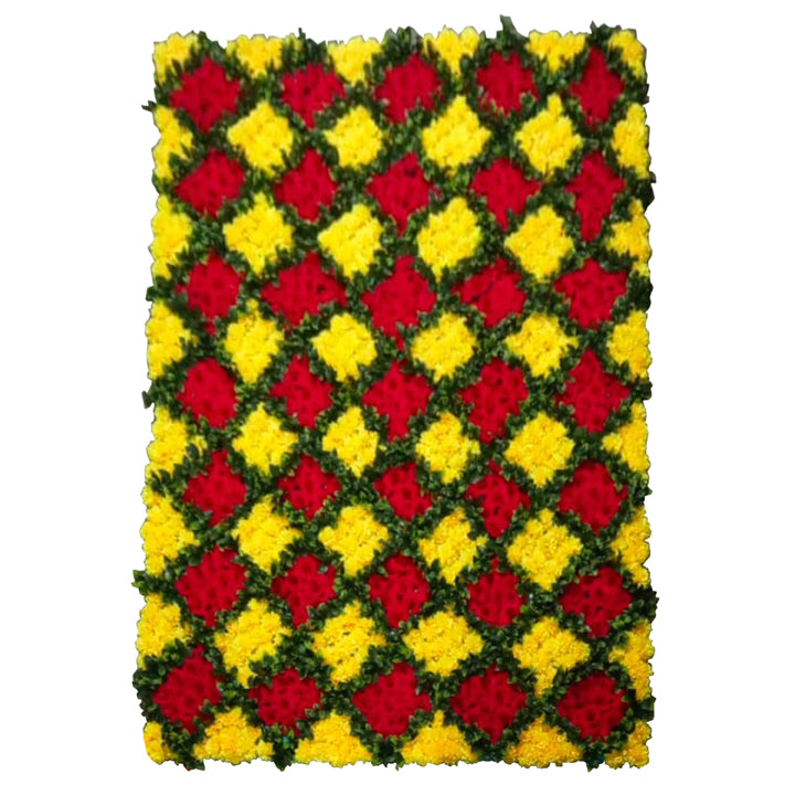 CARNITION SMALL KITE CHECKS WALL YELLOW AND RED CARNITION