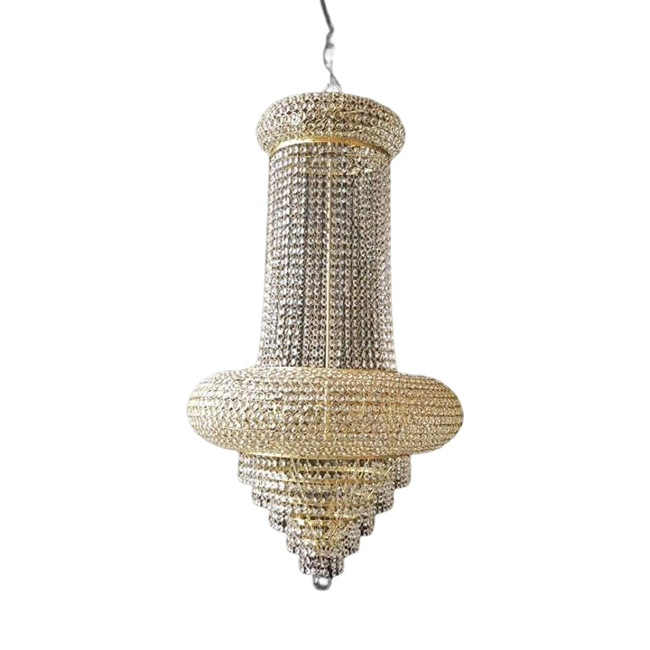 TUBE CRYSTAL CHANDELIER