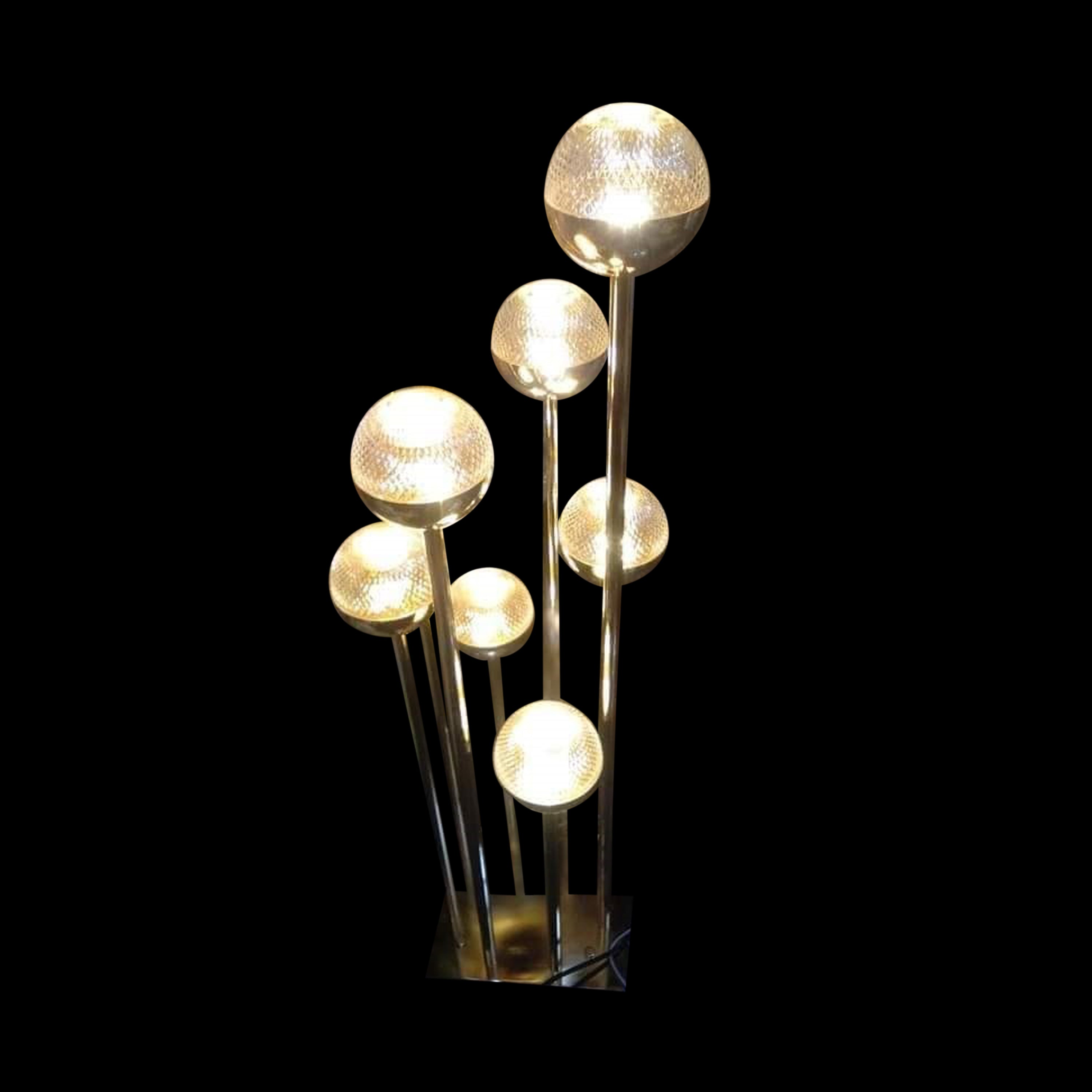 8 LIGHT LED BALL STAND