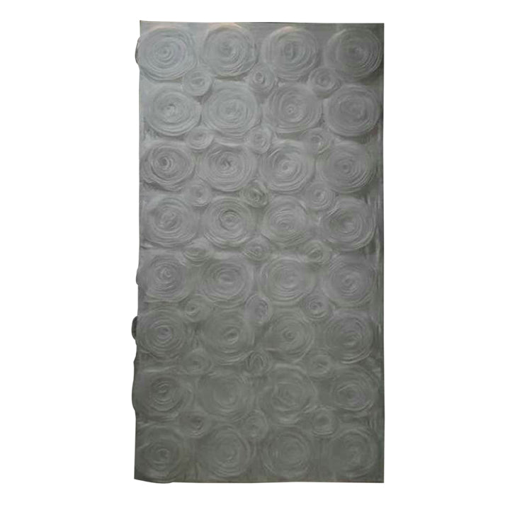 NET CLOTH ROSE FLOWERS PANEL