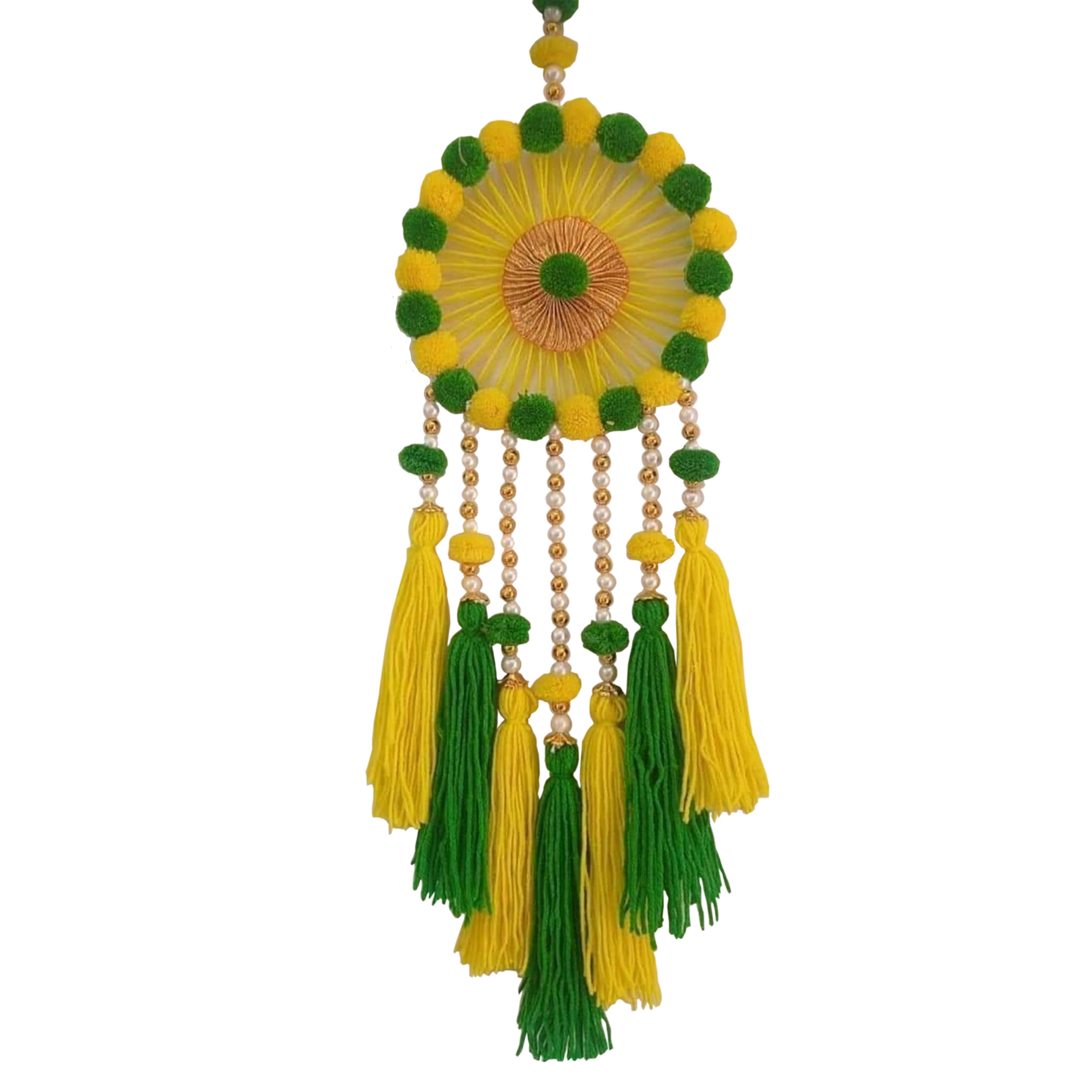Pum Pum Ring Hanging Round Multi Colour
