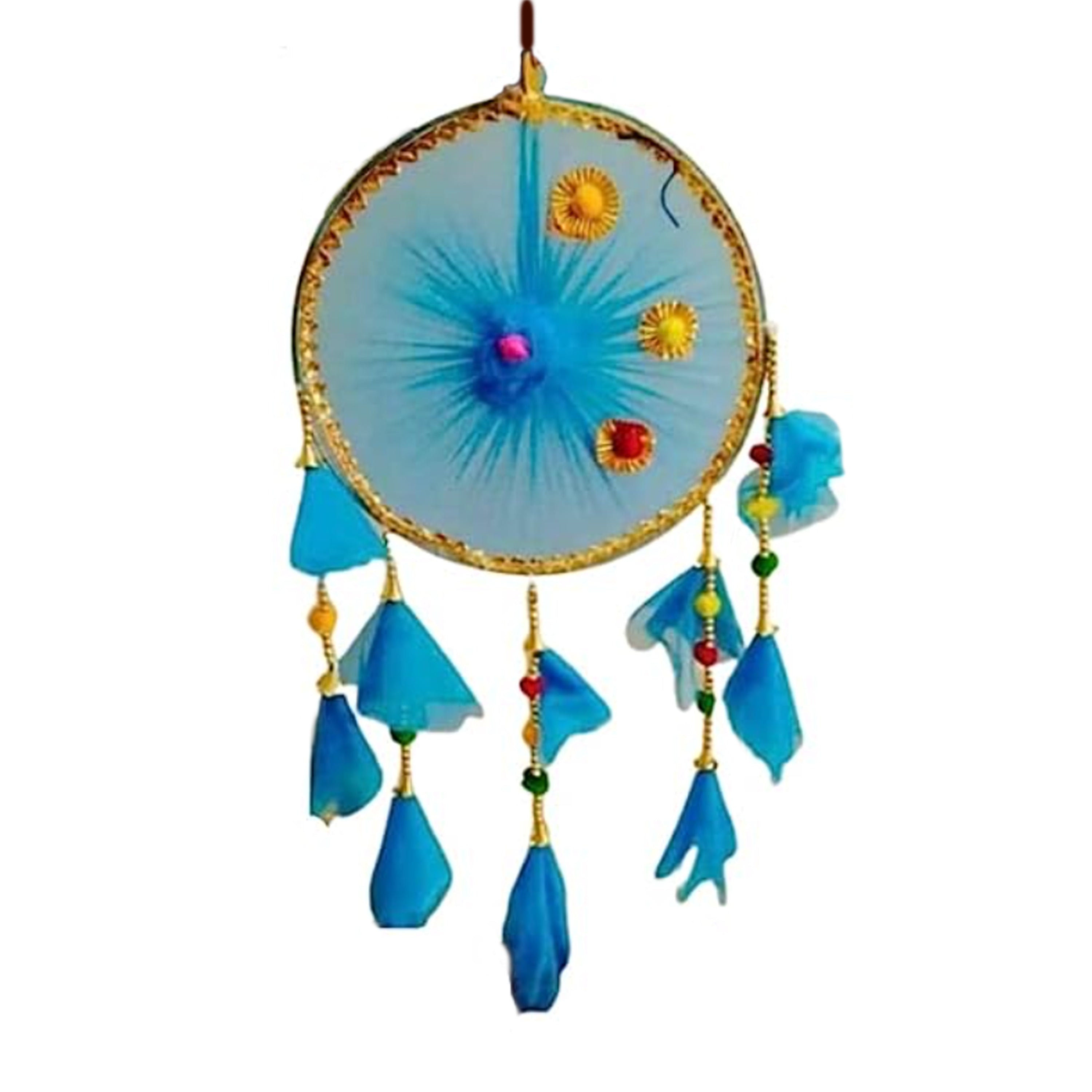 Net cloth Ring With Samosa Ladi  Hanging
