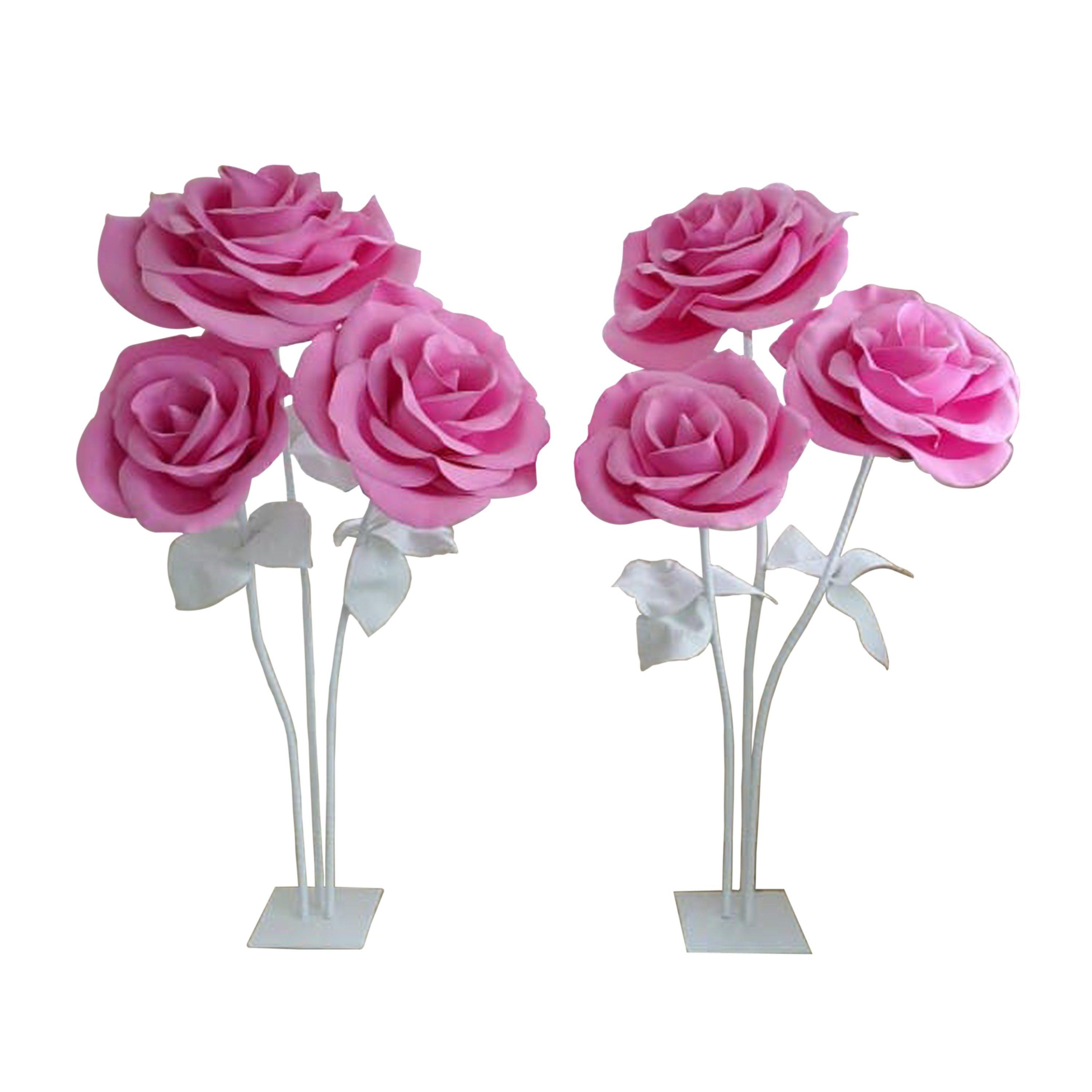Three Rose Flowers Stand