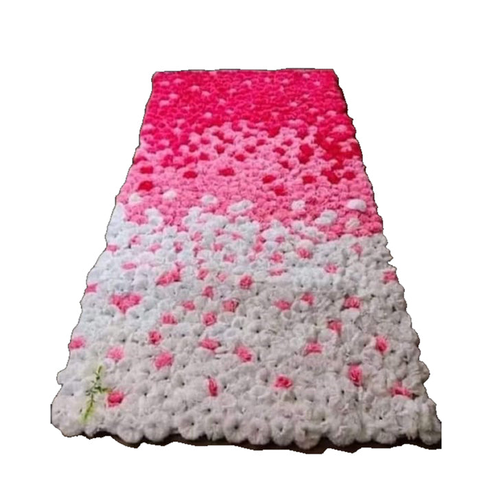 CARNITION  FLOWERS GRADESHTION WALL- RANI,PINK AND WHITE