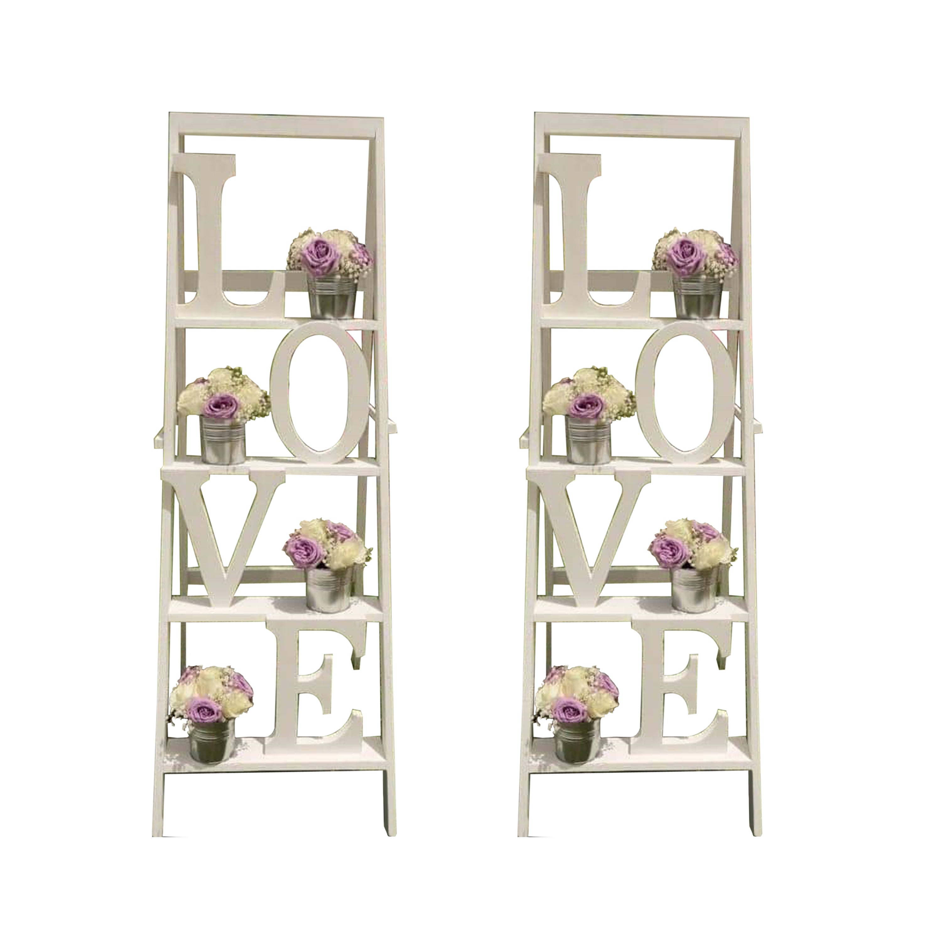 WOODEN LOVE EASEL STAND