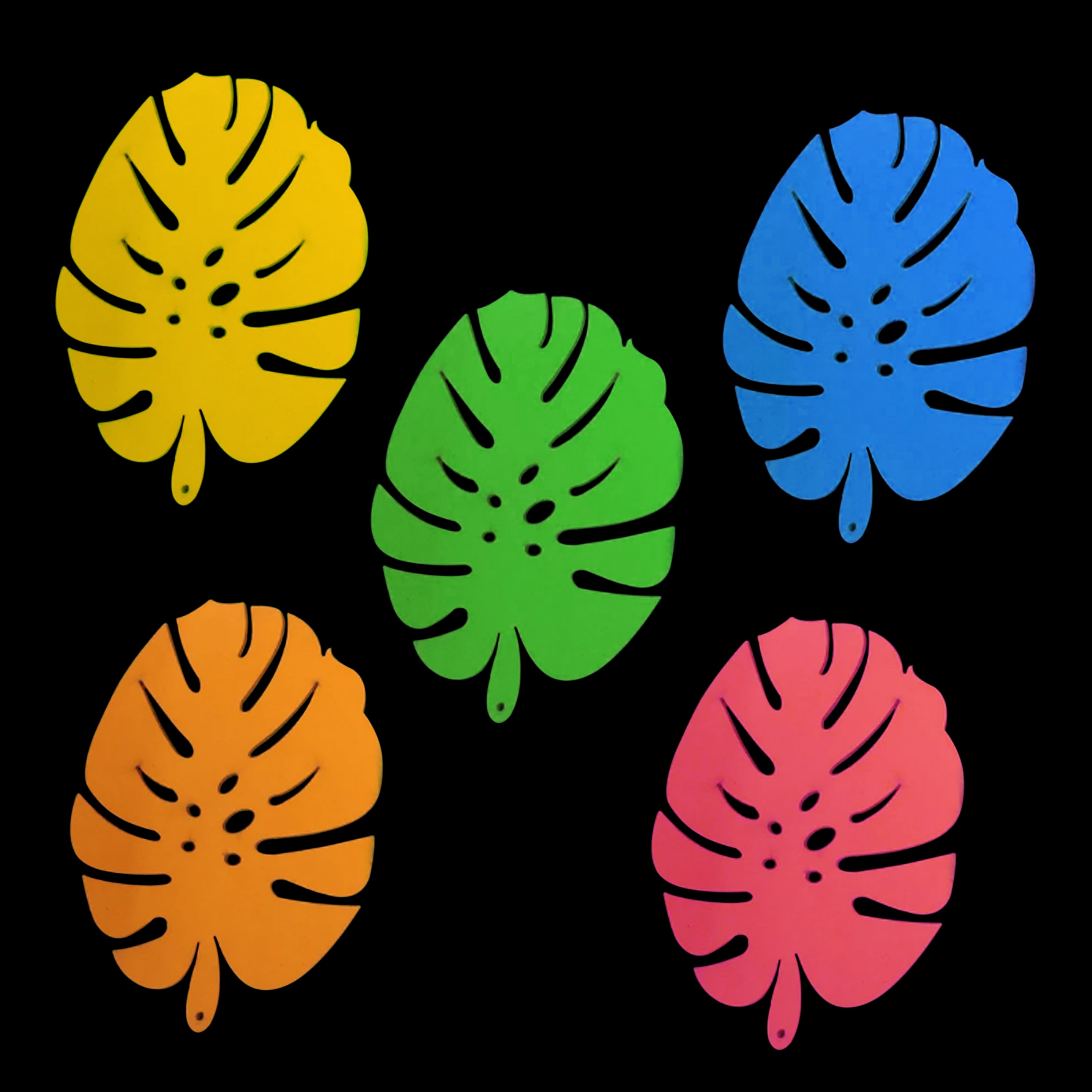 FOAM LEAVES 12 inch single Pice Multi Colour