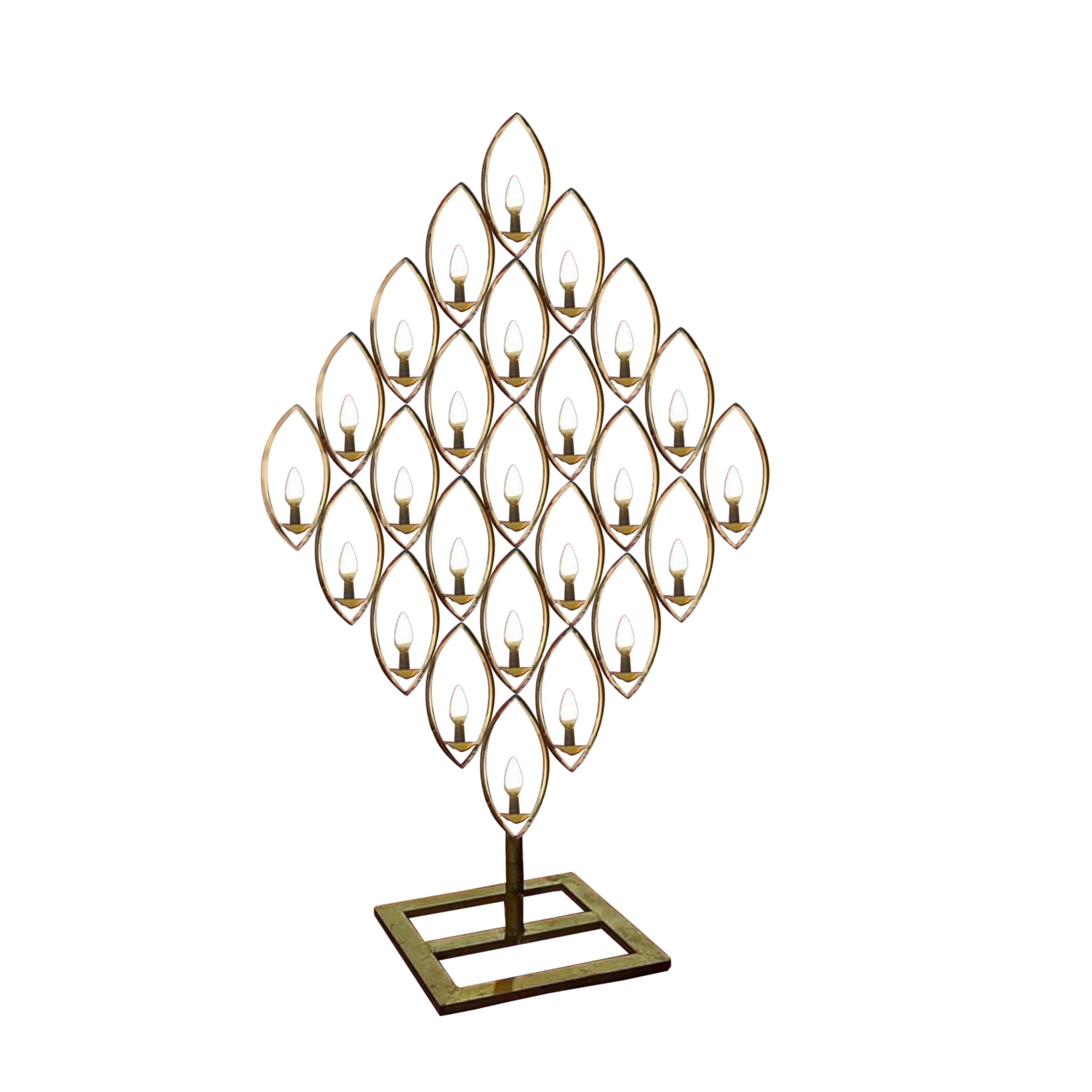25 light Leaf Décor Stand