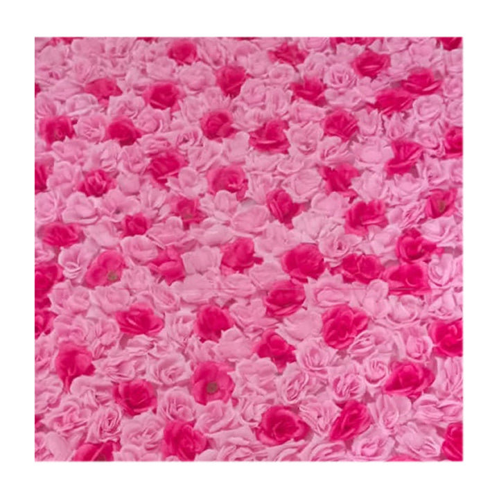 PINK AND RANI ROSE FLOWERS WALL PINK AND RANI ROSE L