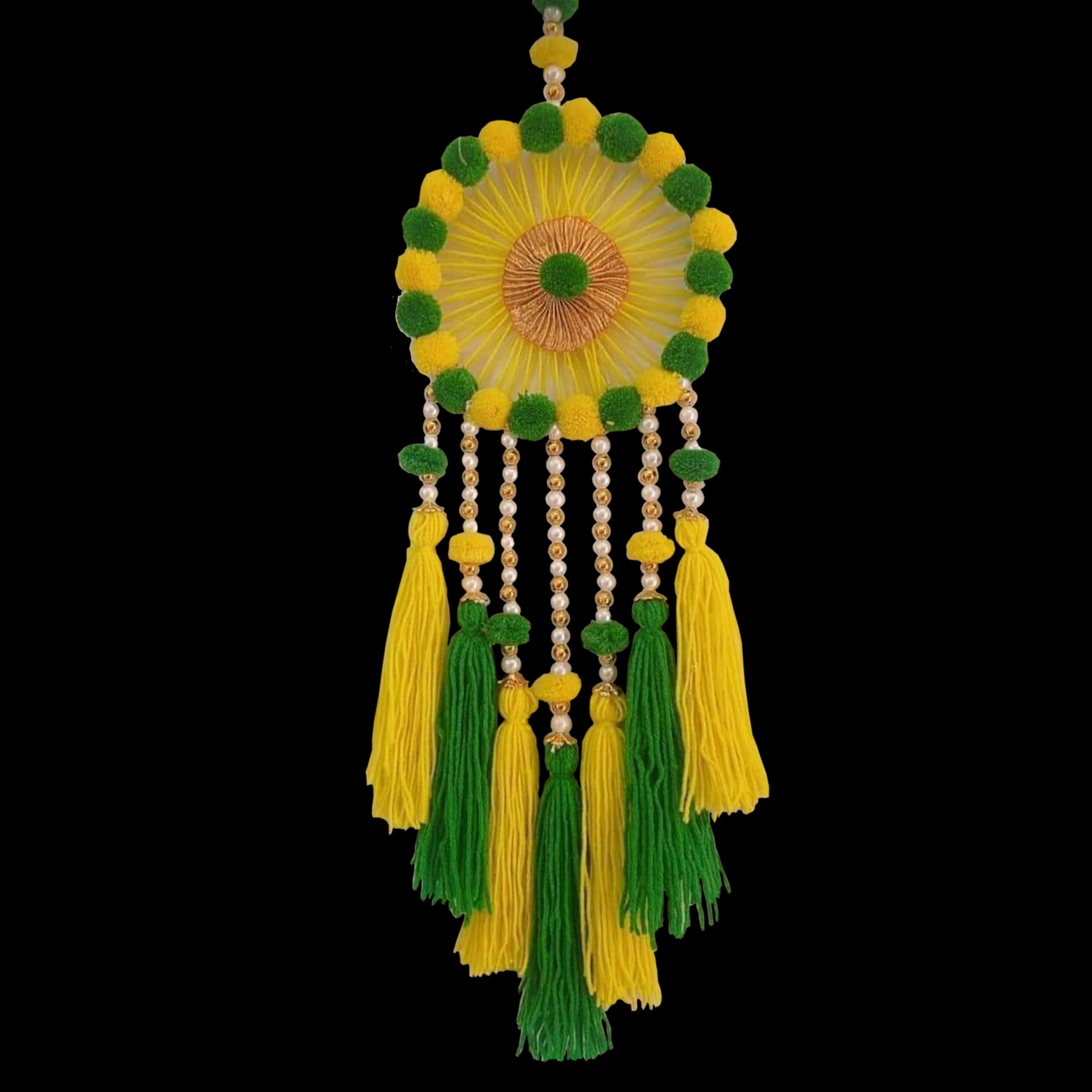 Pum Pum Ring Hanging Round Multi Colour