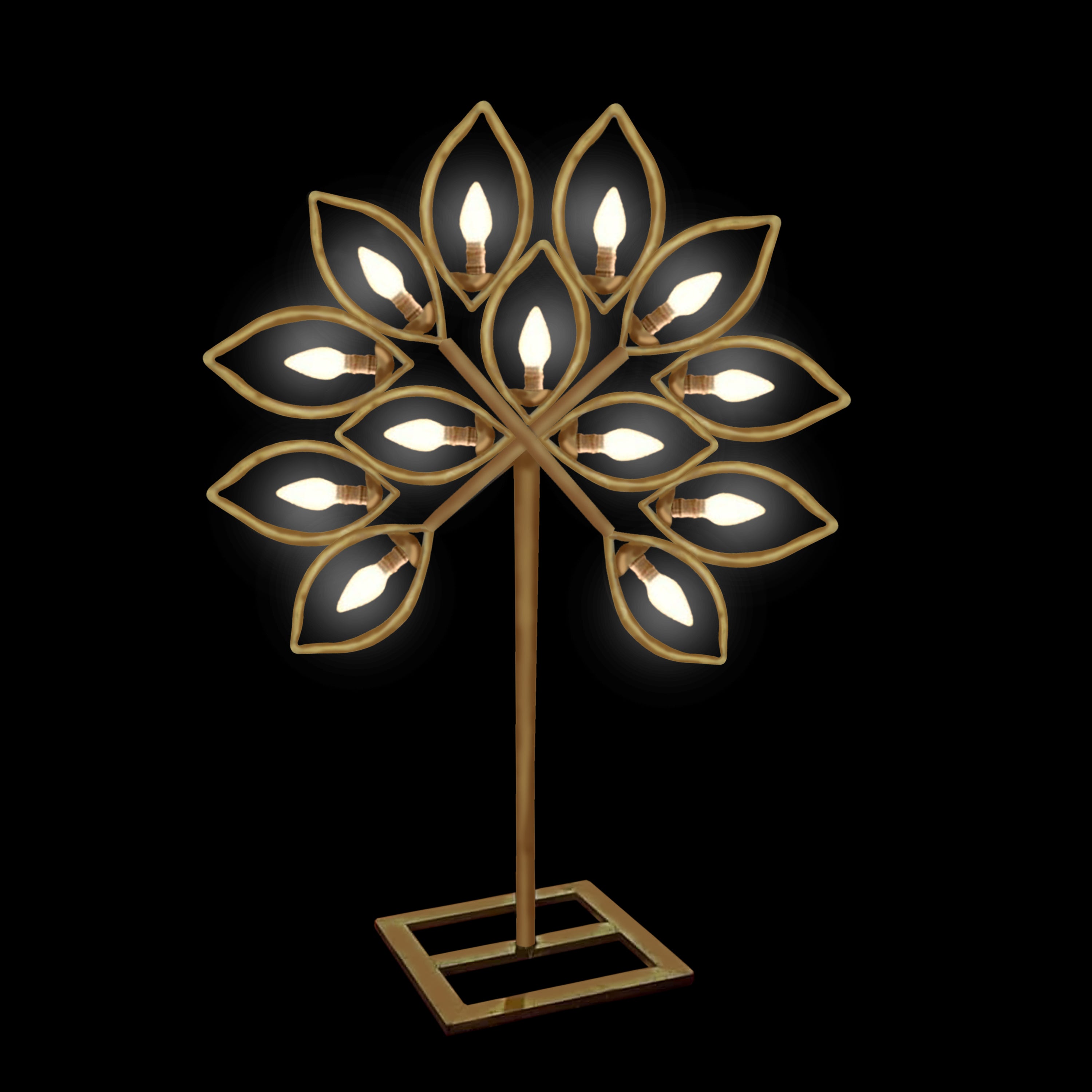 13 light Leaf Stand