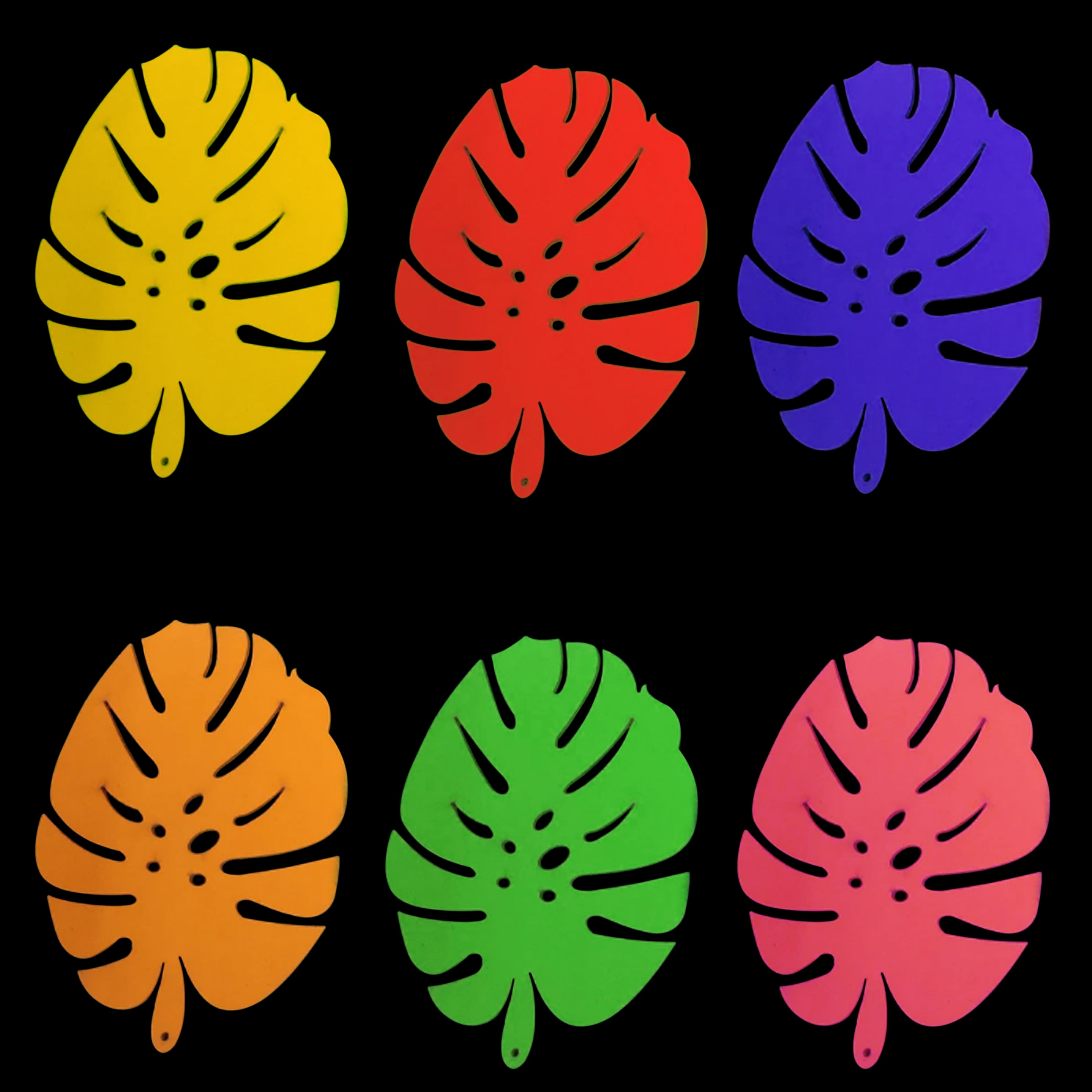 FOAM LEAVES 12 inch single Pice Multi Colour