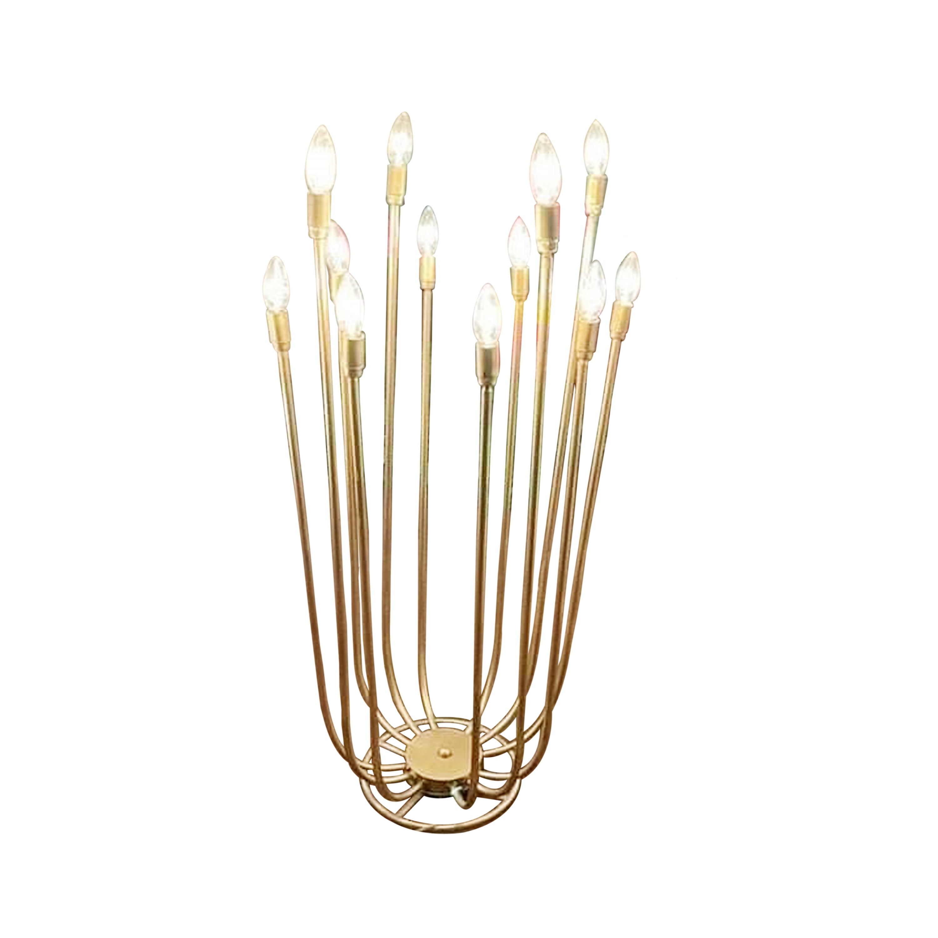 12 Light floor Stand Round