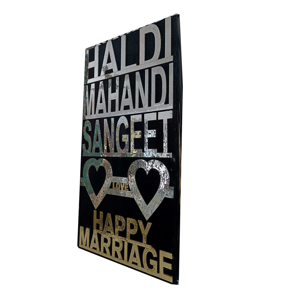 HALDI MHENDI LETTER SET OF 5 PICE ENGLESH LETTERS