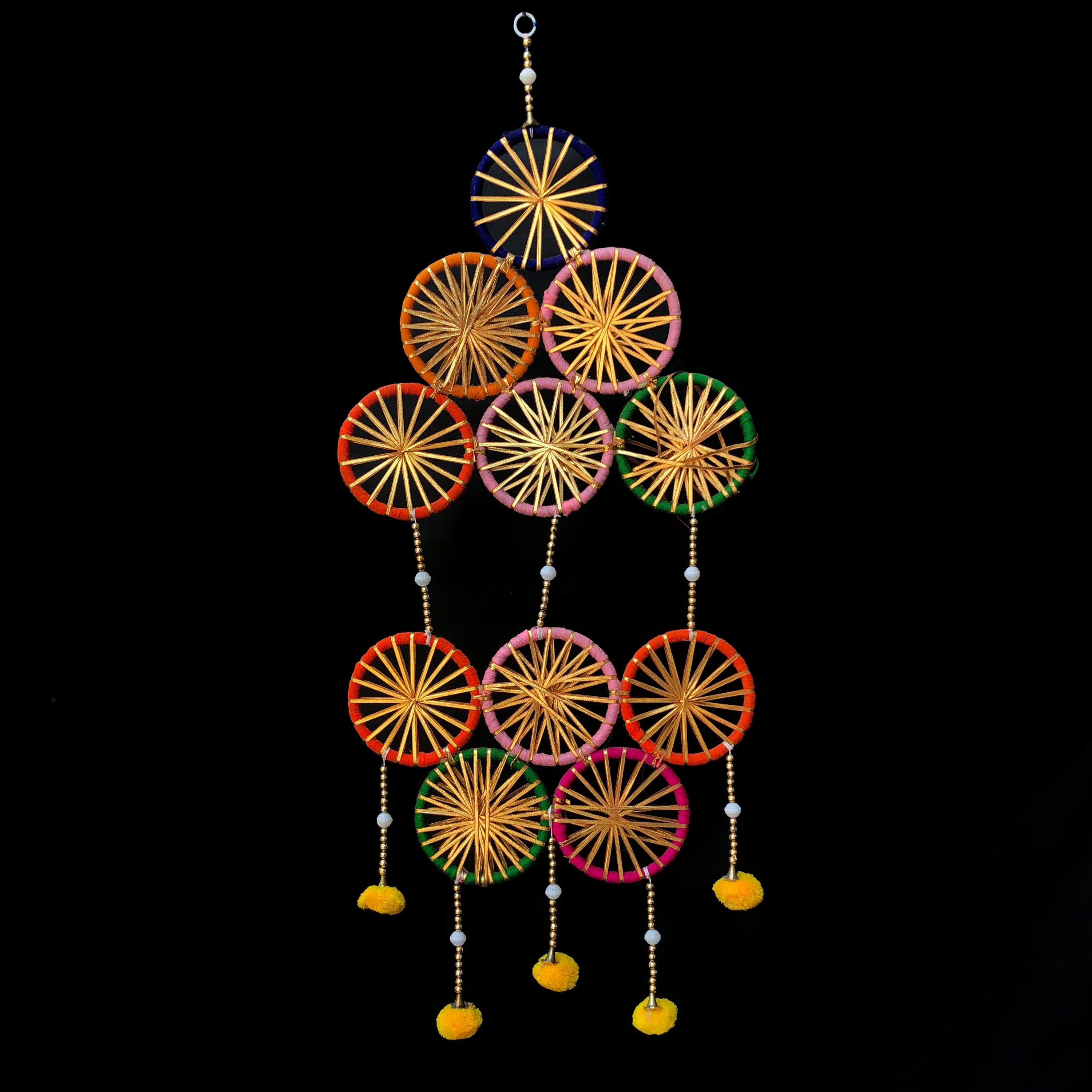 Elevone Bangles Ring Hanging Multi Colour