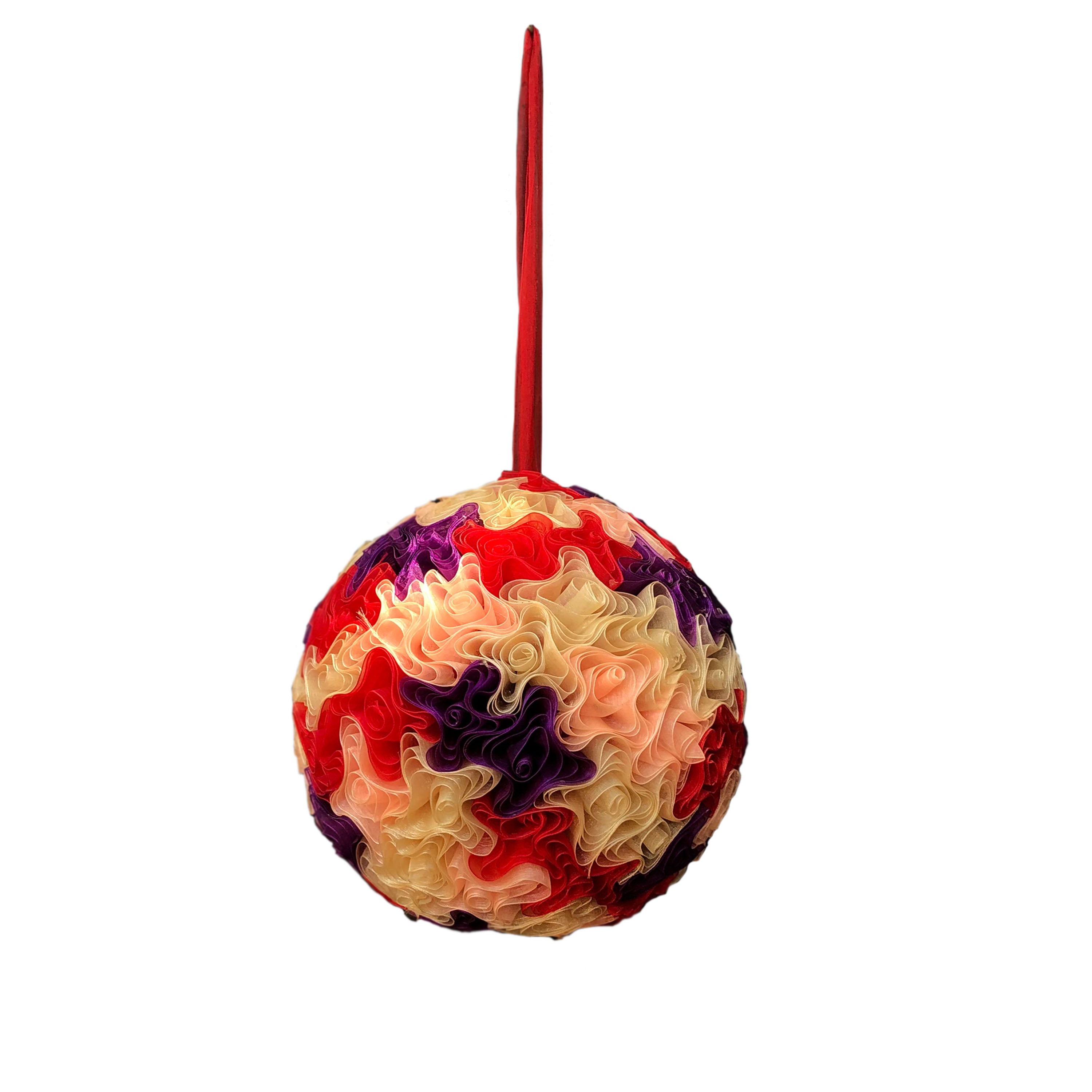 Ribon Hanging  Ball Multi colour