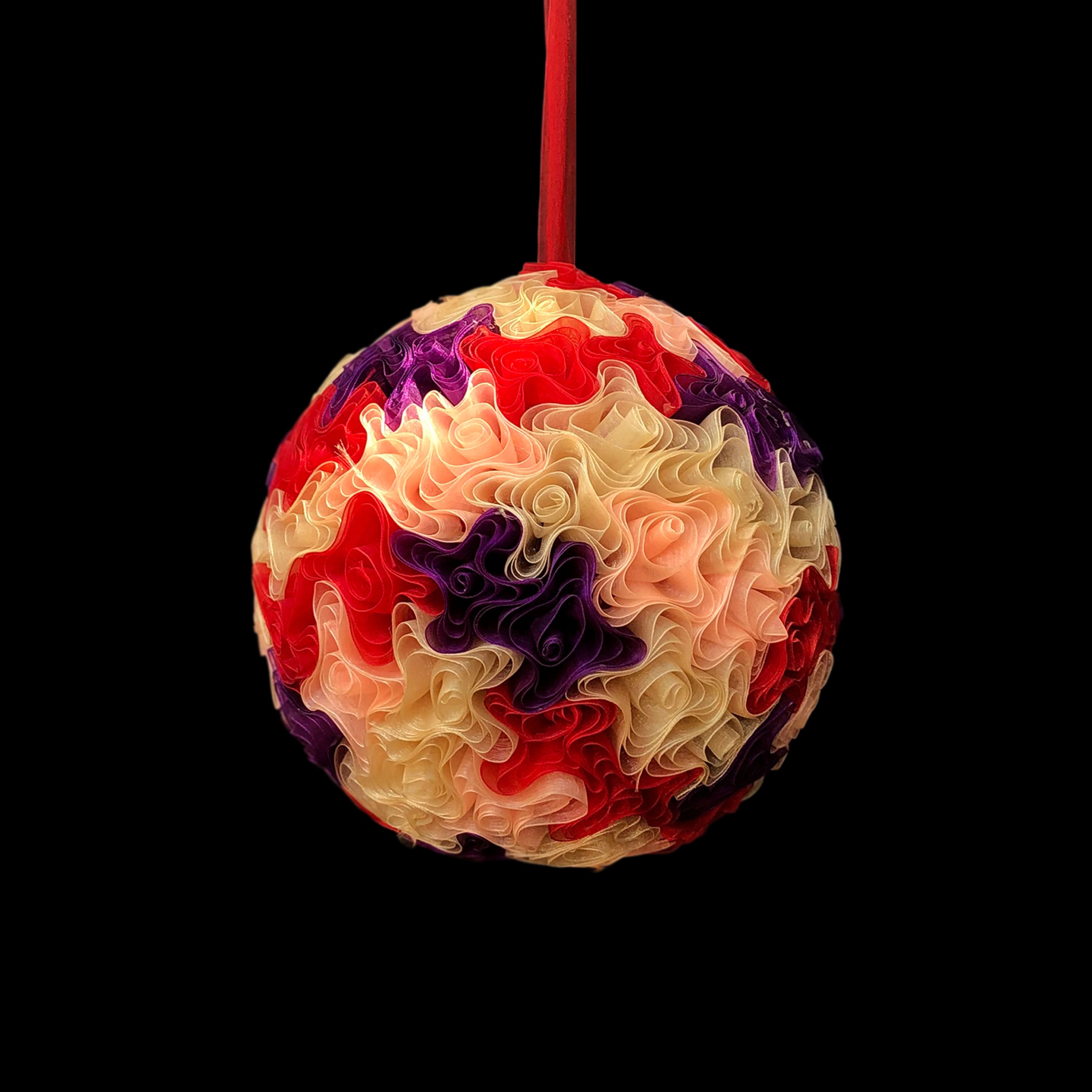 Ribon Hanging  Ball Multi colour