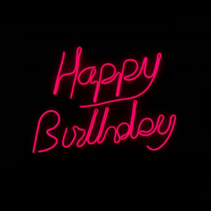 HAPPY BIRTHDAY NEON LETTER