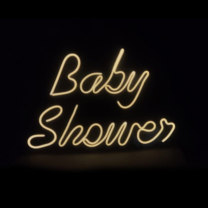 BABY SHOWER NEON LETTER