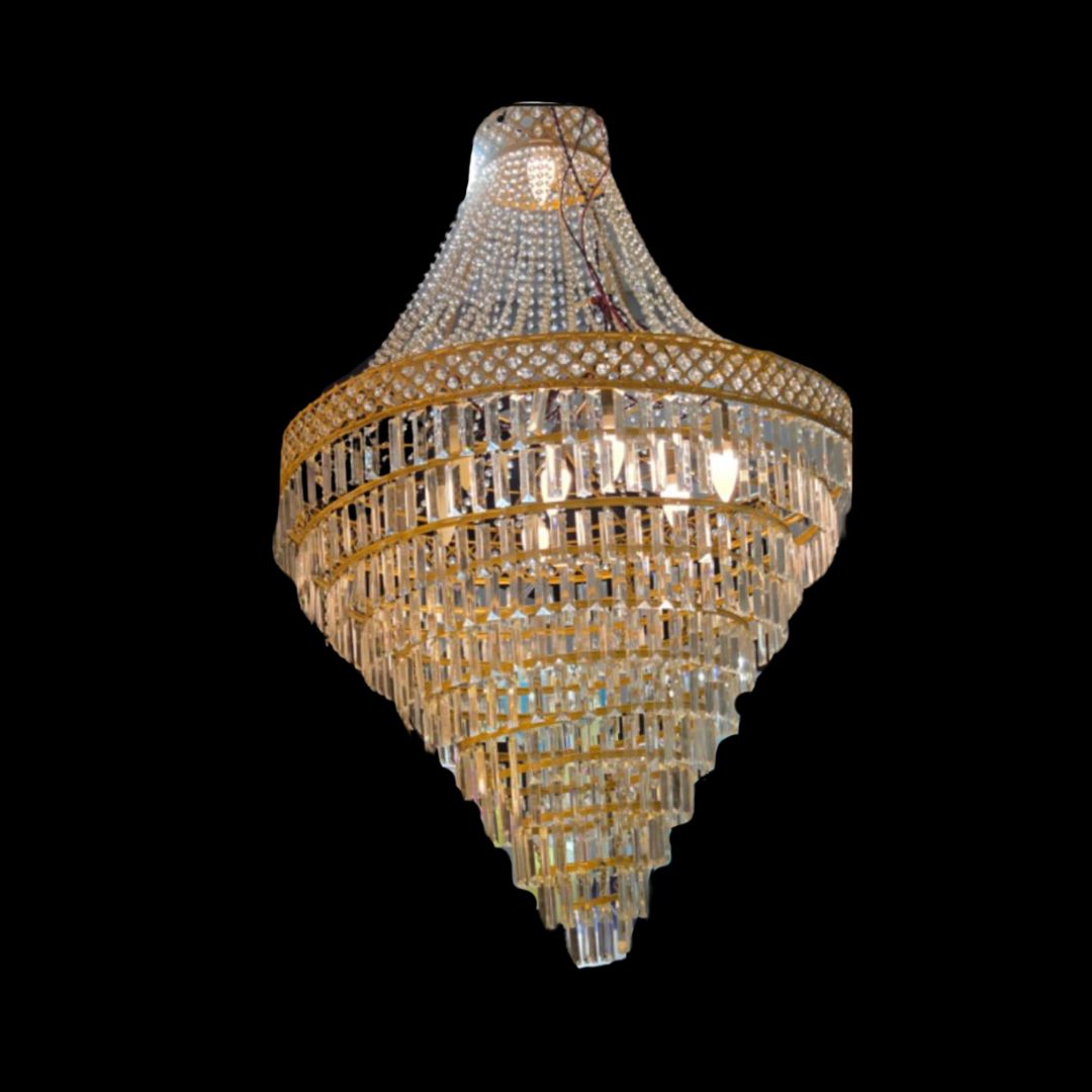 CRYSTAL FRAME BORDER CRYSTAL PATRI BIG CHANDELIER