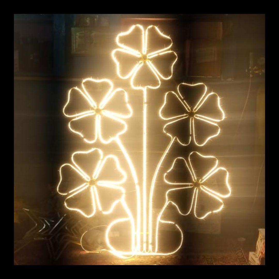 5 FLOWER LIGHT STAND