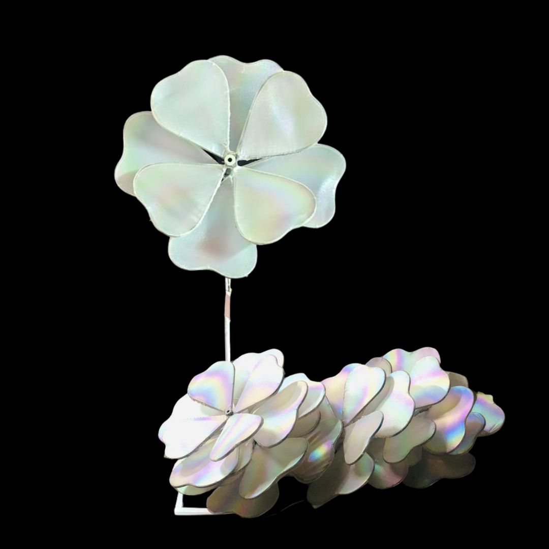 LED 8 LEAF FLOWER STAND RAMBOW