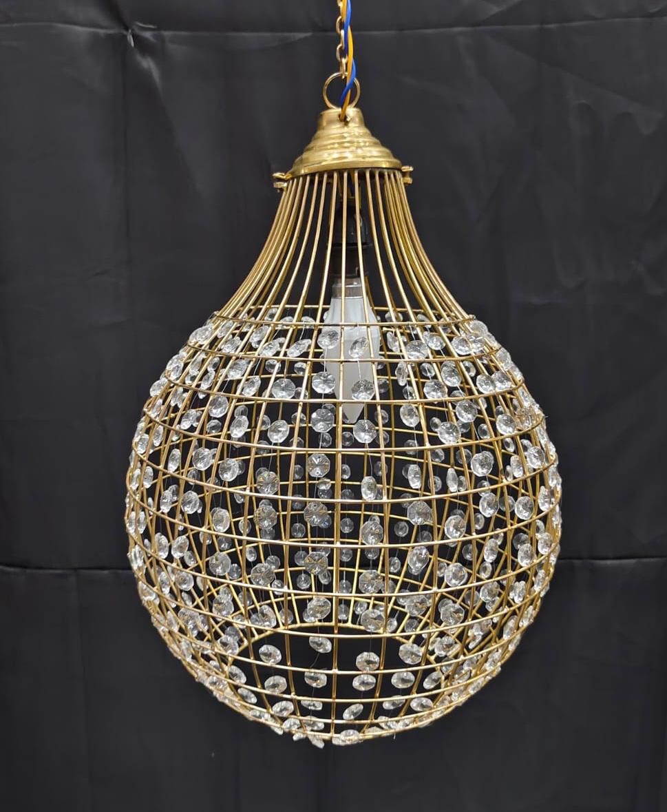 CRYSTAL SINGLE LIGHT BULB LAMP
