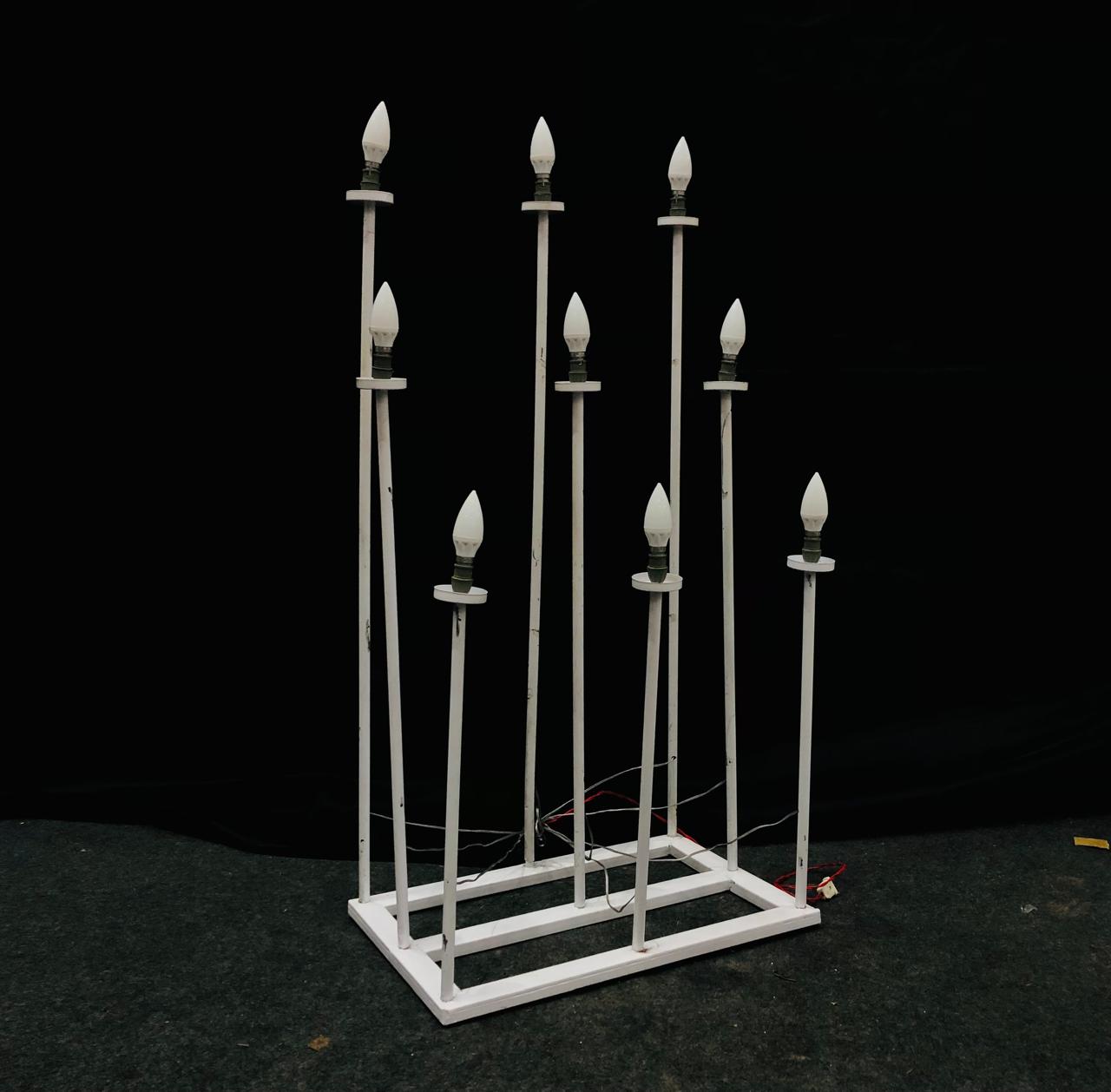 9 Light Stick Stand WHITE
