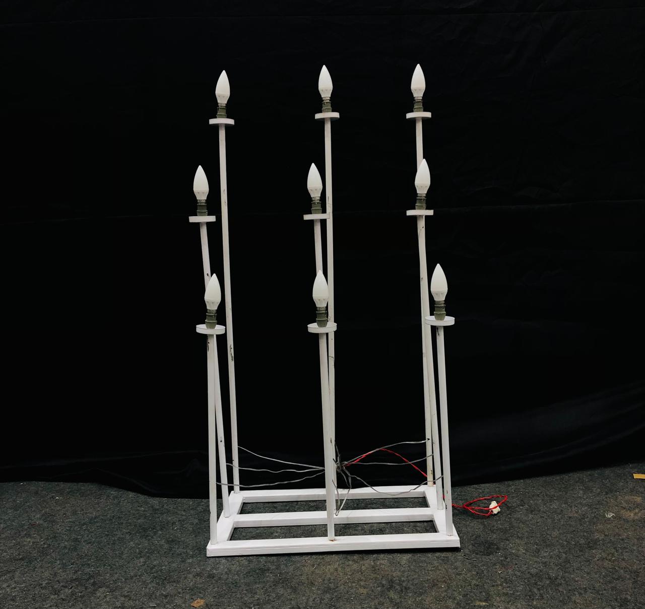 9 Light Stick Stand WHITE