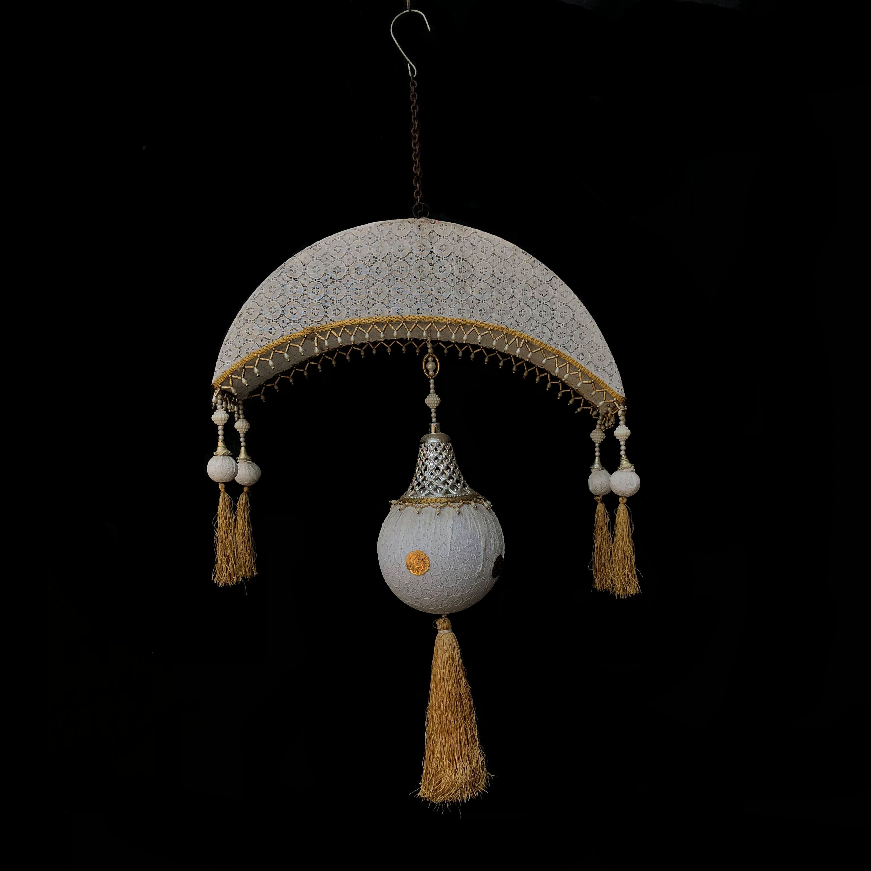 Net Moon Ball Bell Hanging