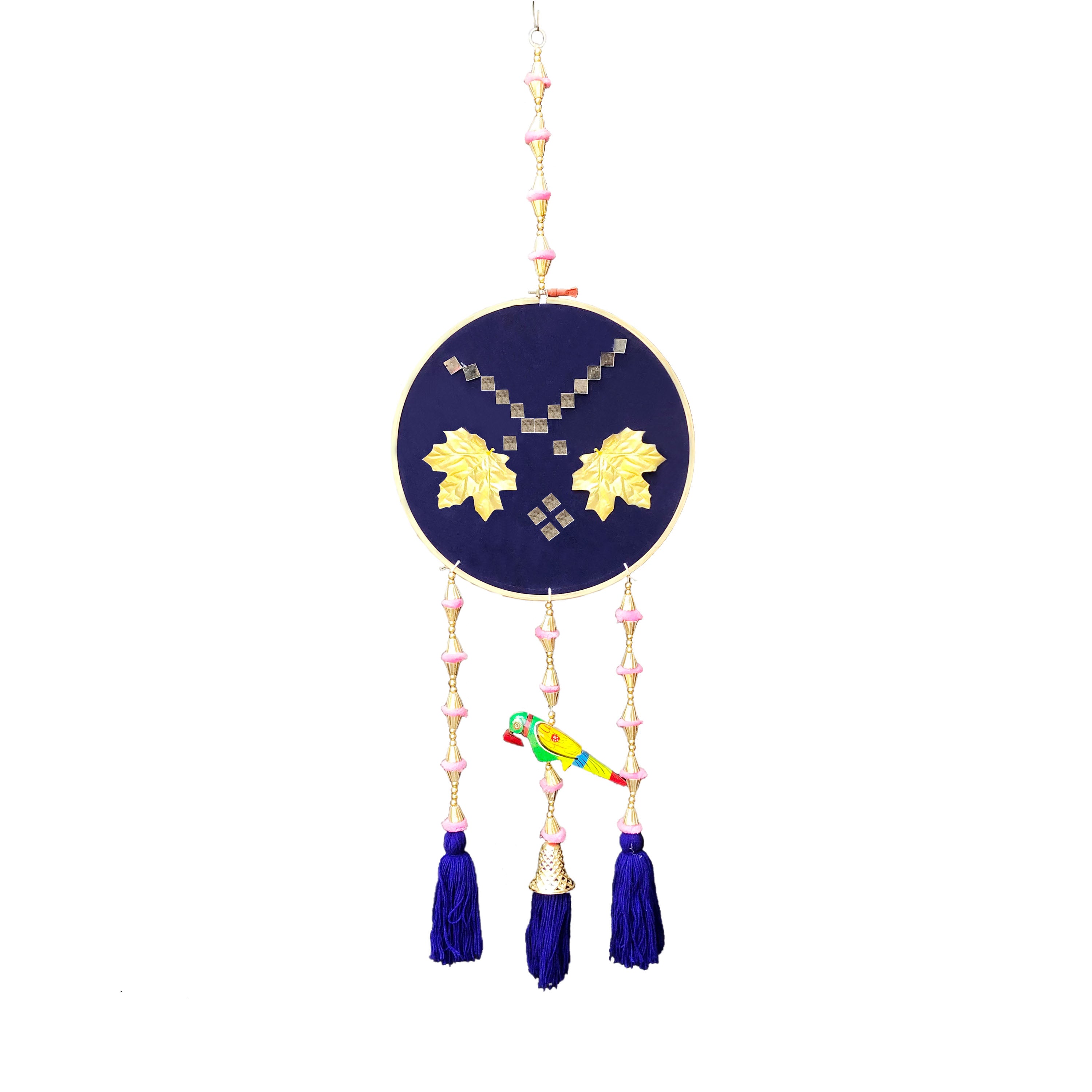 Ring Damru Tota Hanging