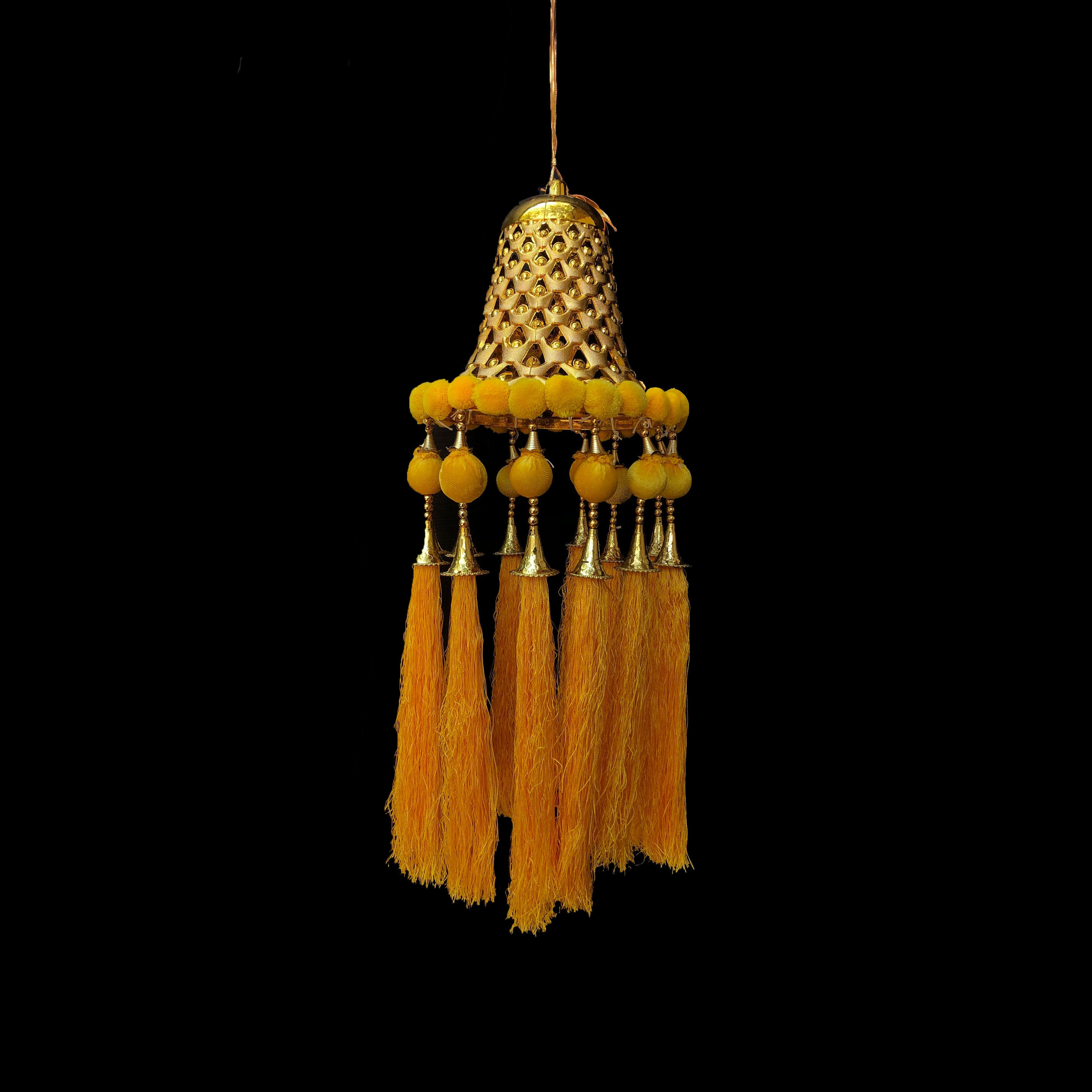 Hanging Bell with Tassels