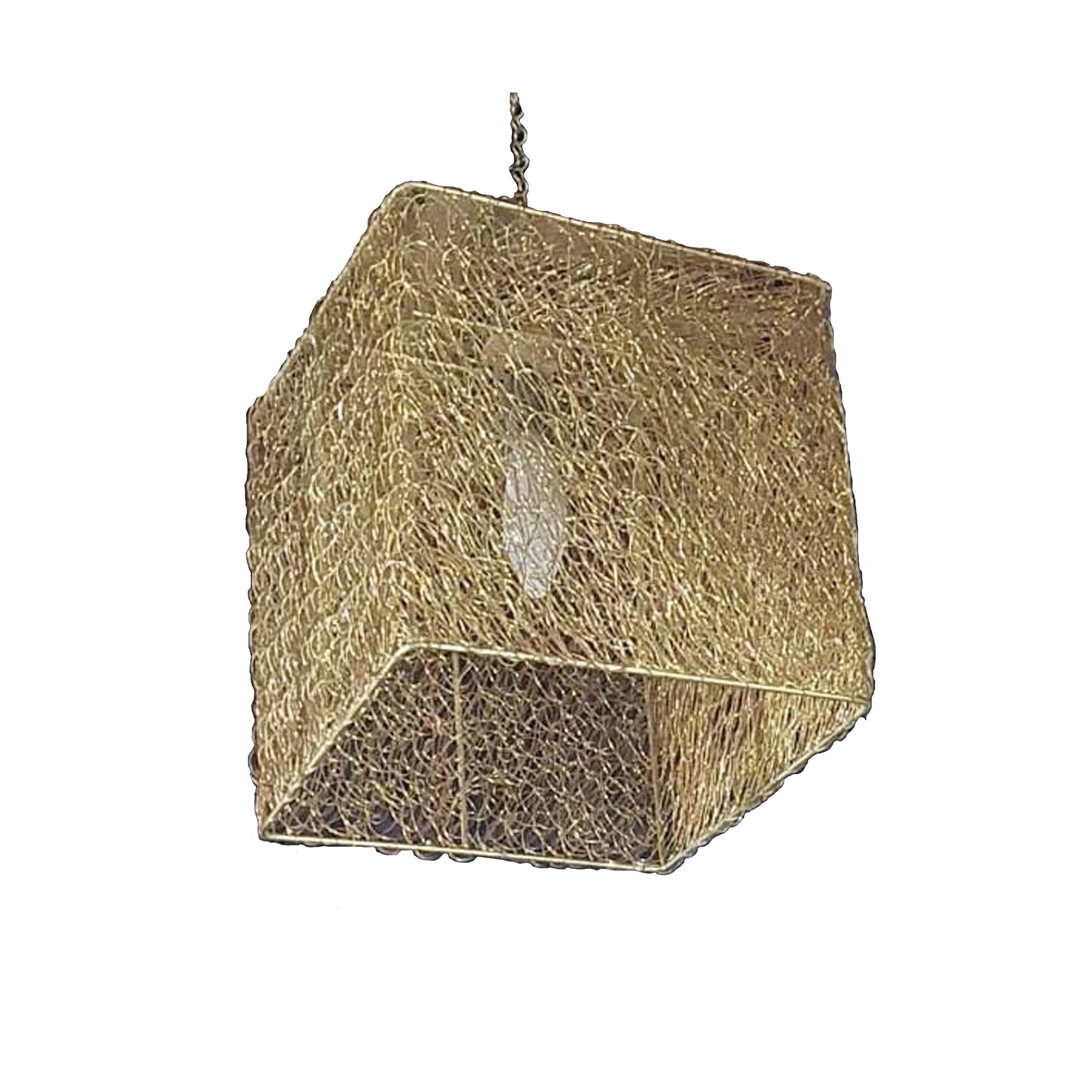 Metal Hanging single light box