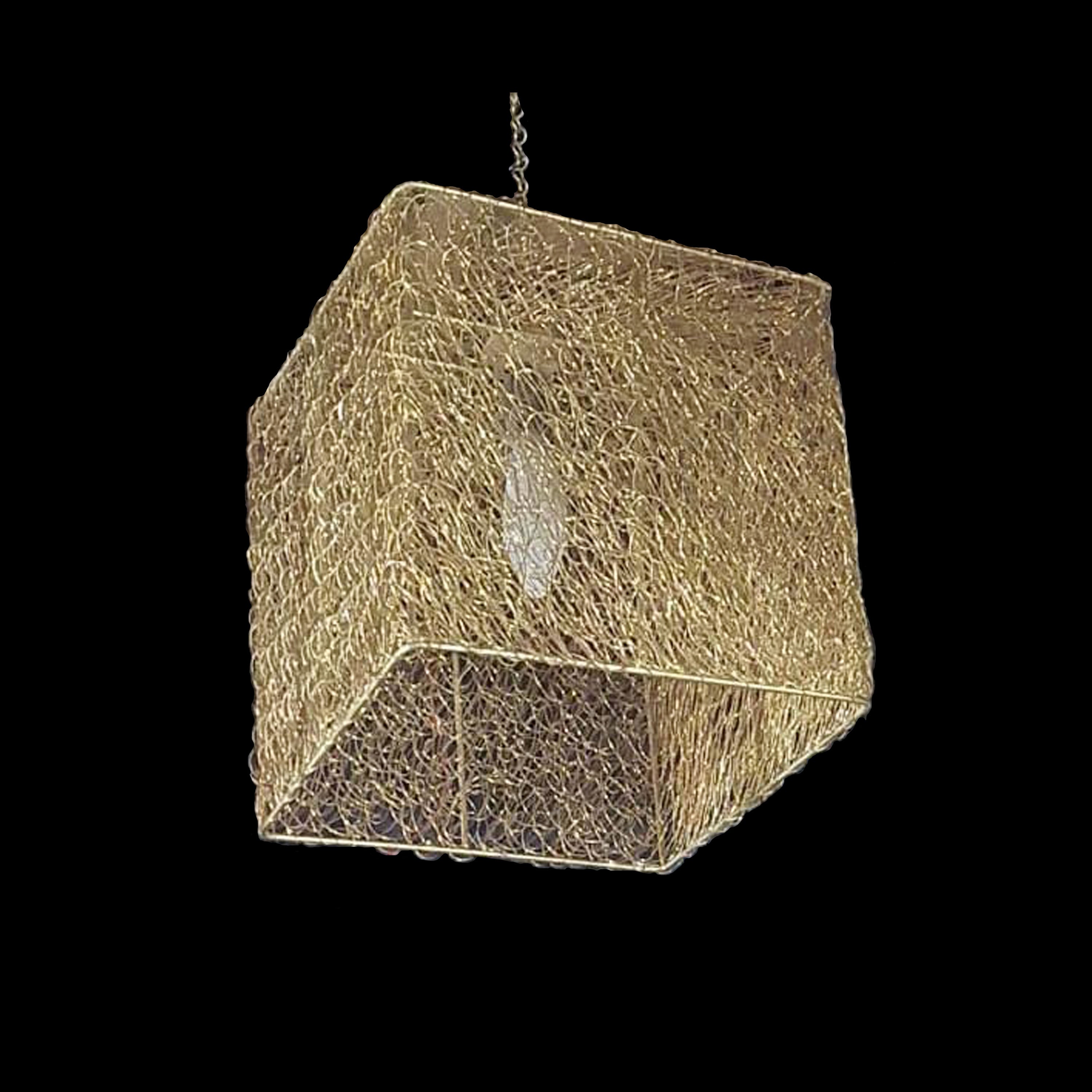 Metal Hanging single light box