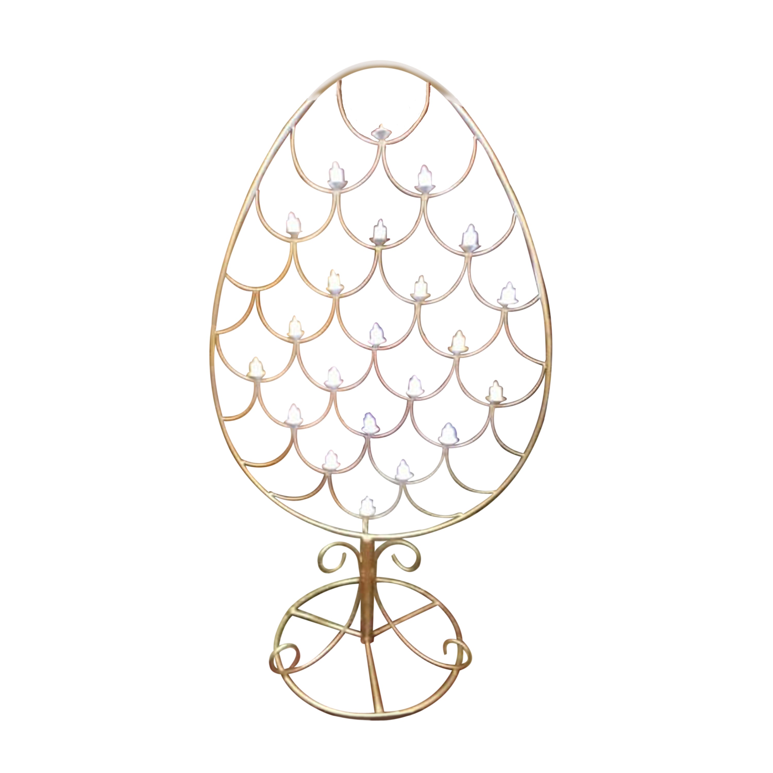 Ovel Candel Ring Stand