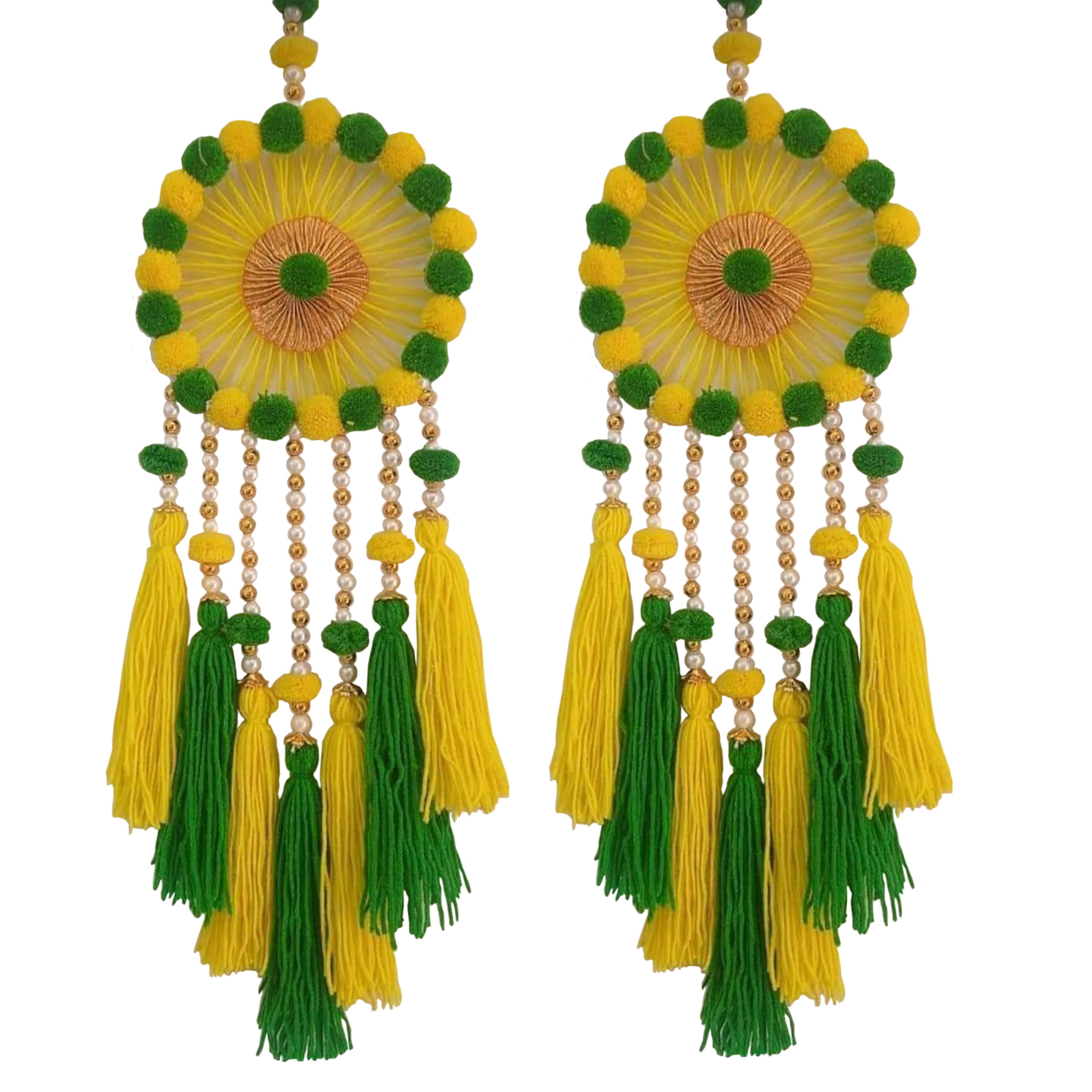 Pum Pum Ring Hanging Round Multi Colour