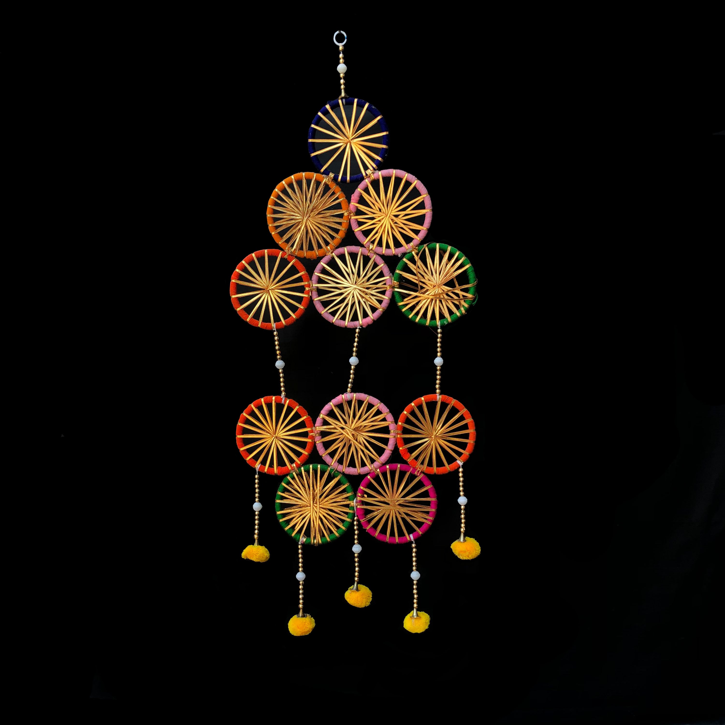 Elevone Bangles Ring Hanging Multi Colour