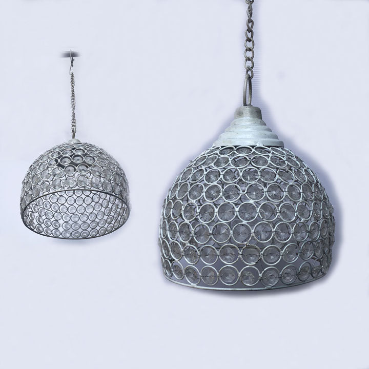 CRYSTAL RING BALL SS FINESH