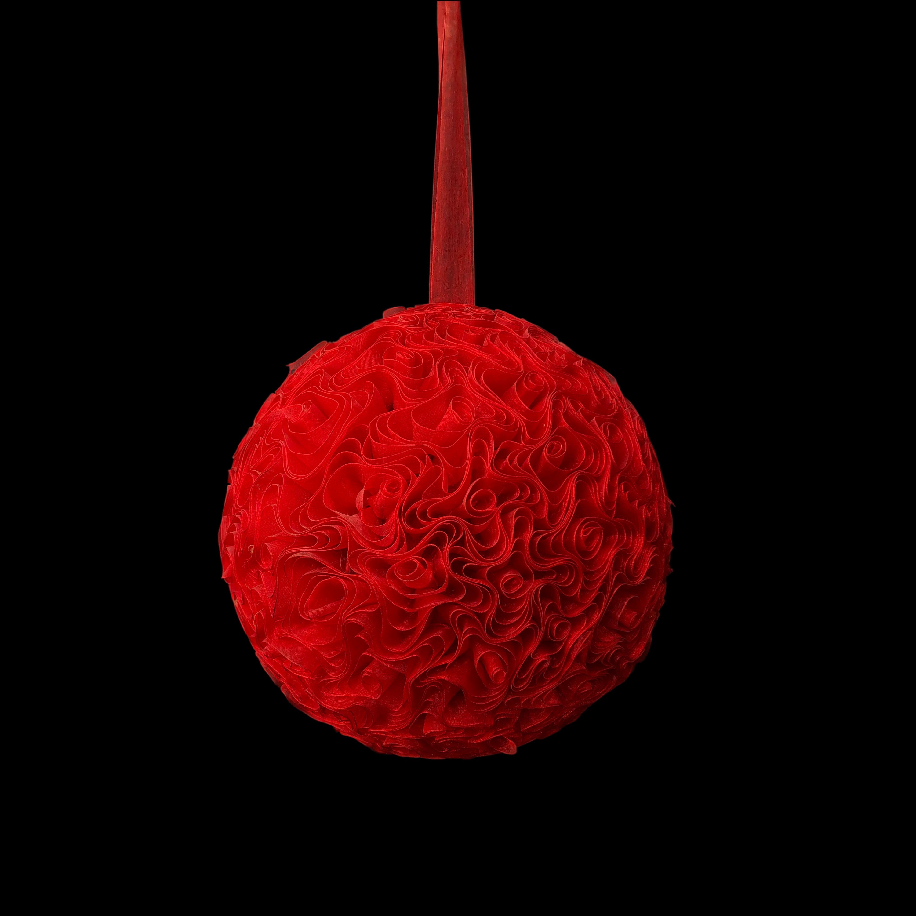 Ribon Hanging  Ball Red colour