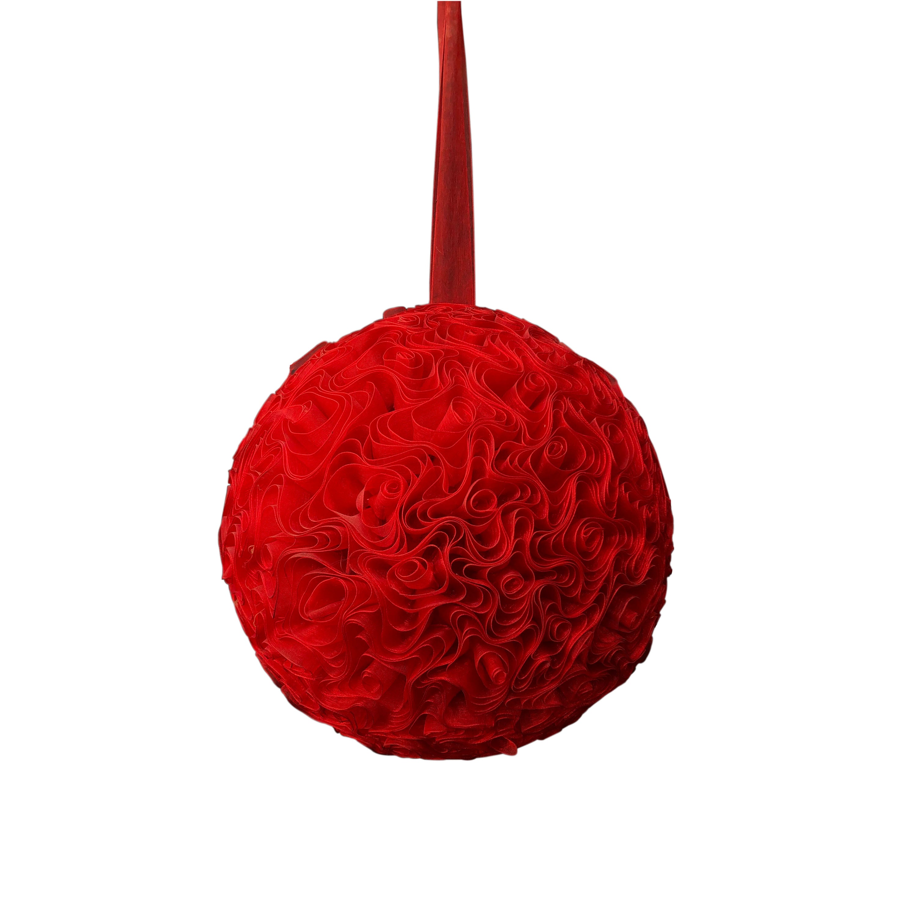Ribon Hanging  Ball Red colour