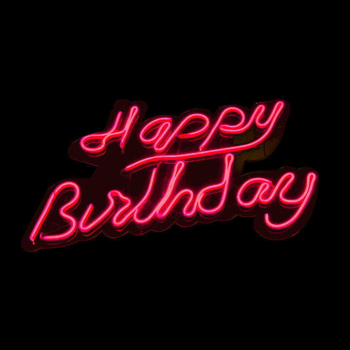 HAPPY BIRTHDAY NEON LETTER