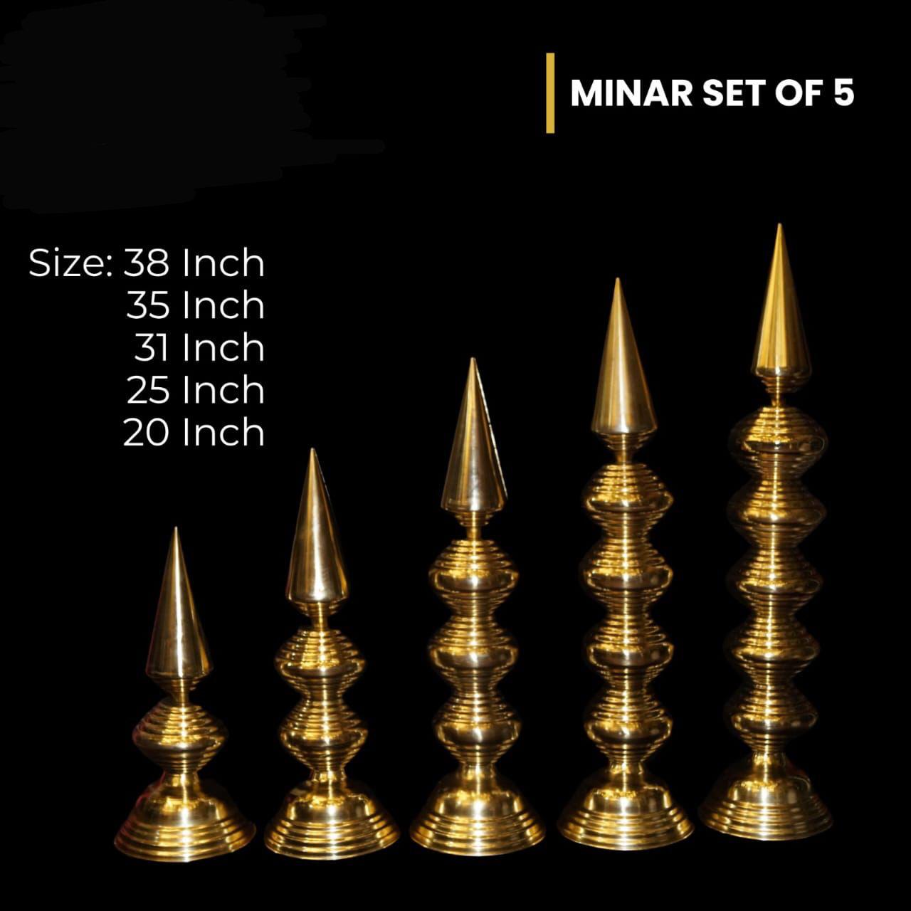 SURAI SET OF 5 MINAR SET