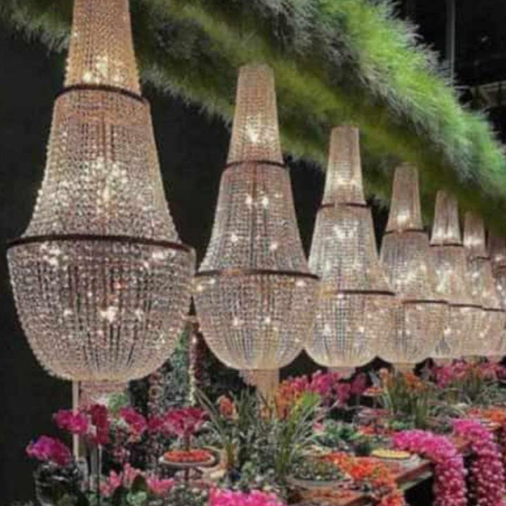 APPLE CRISTAL CHANDELIER HIGH